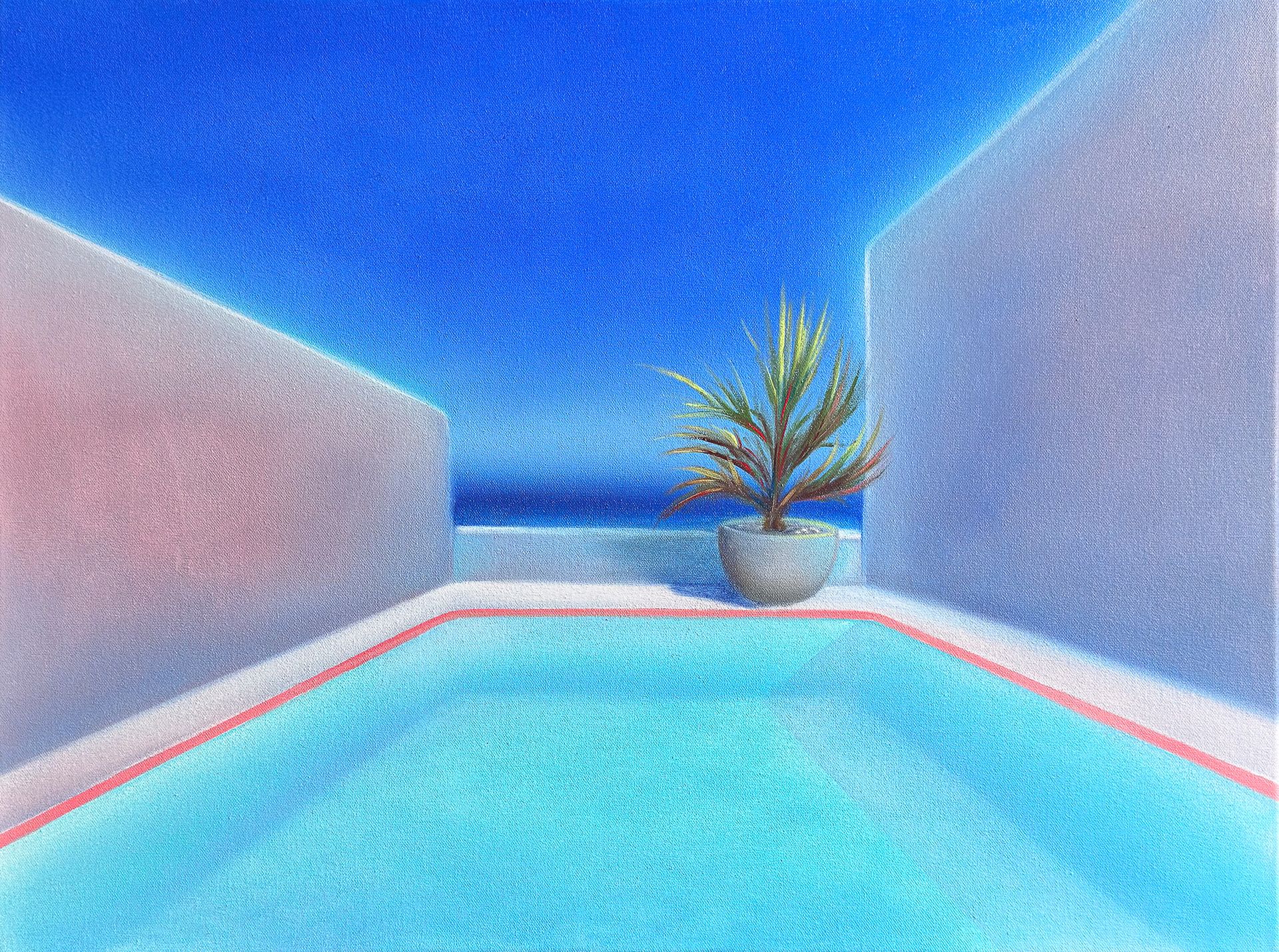 Елена Курочко (Картина, живопись - 
                  60 x 45 см) Red Line
