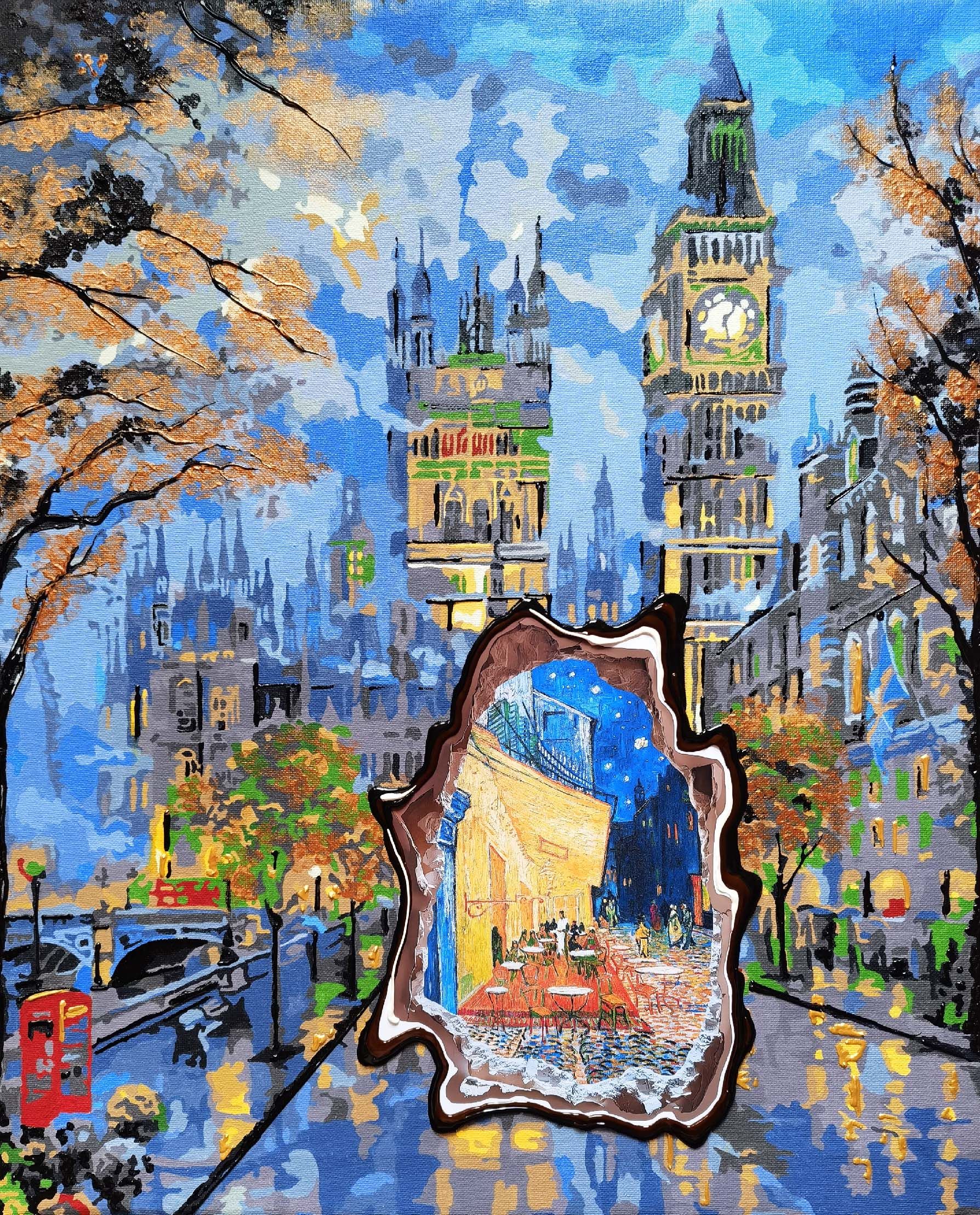 Ирина БАСТ (Картина, живопись - 
                  40 x 50 см) Вечерняя прогулка