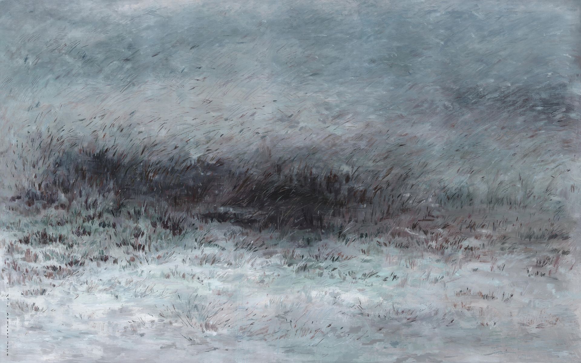 Ася Багаева (Картина, живопись - 
                  160 x 100 см) Гроза