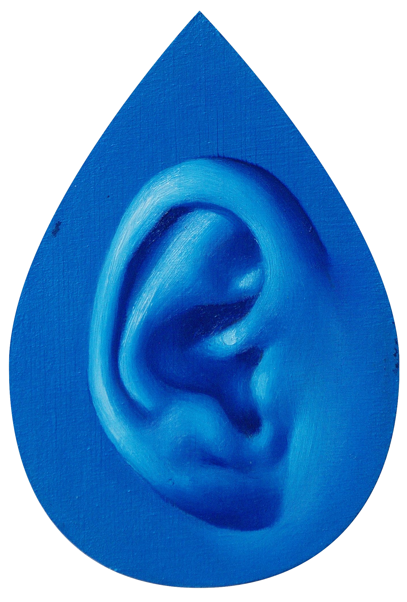 Катерина Бородавченко (Картина, живопись - 
                  11 x 17 см) Синее ухо