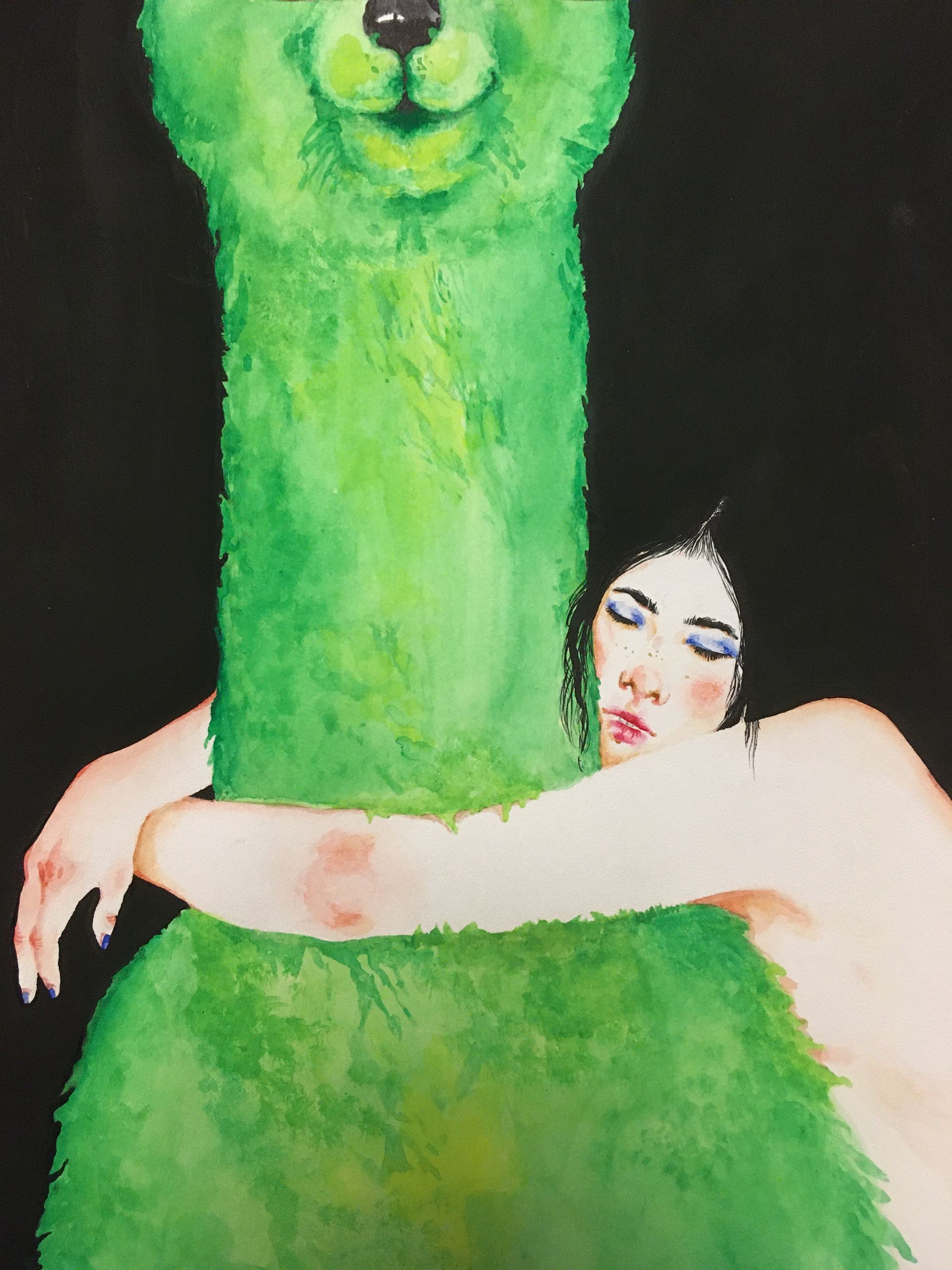 Мария Черепанова (Авторская графика - 
                  21 x 30 см) Лама