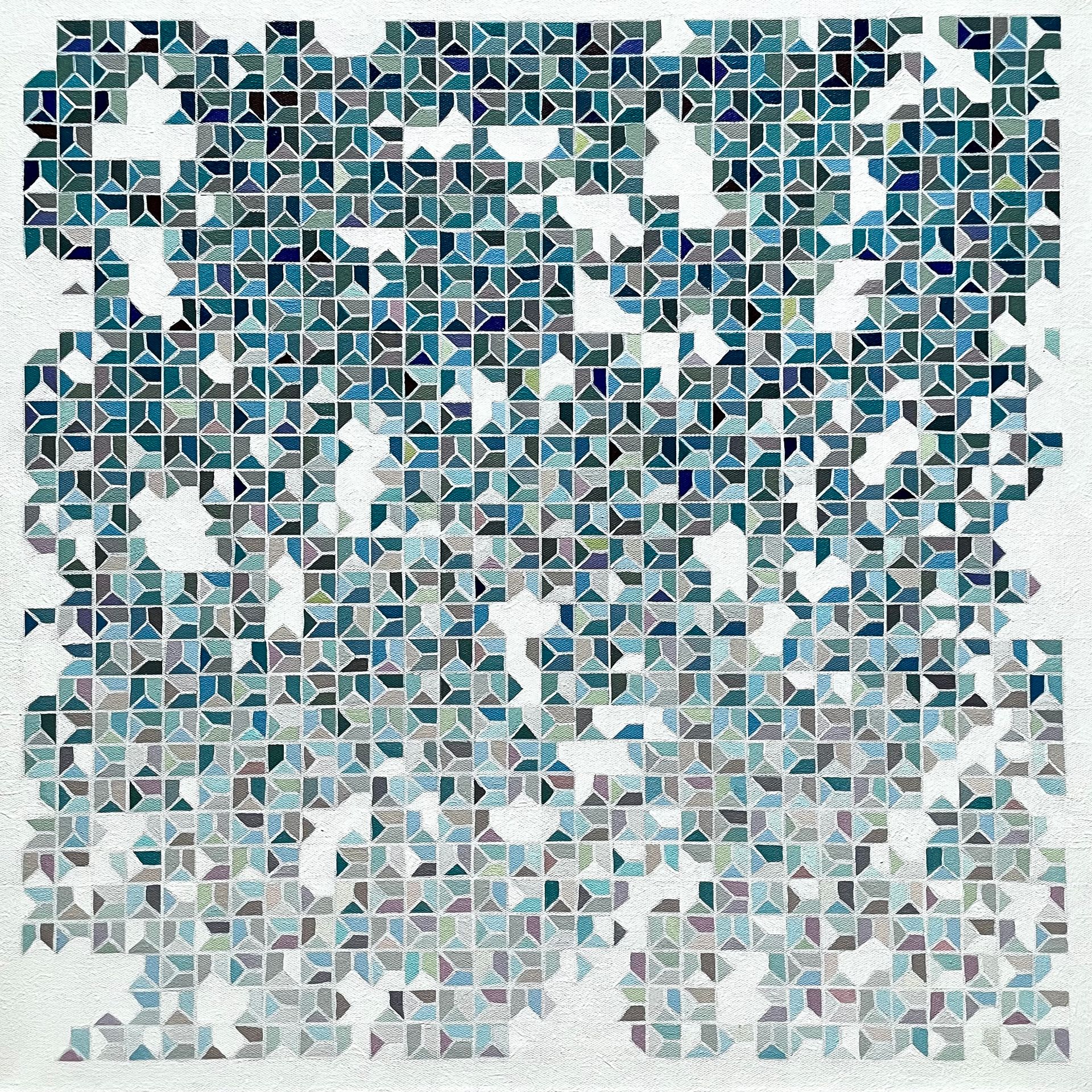 Марина Астахова (Картина, живопись - 
                  80 x 80 см) LABYRINTH PACIFIC
