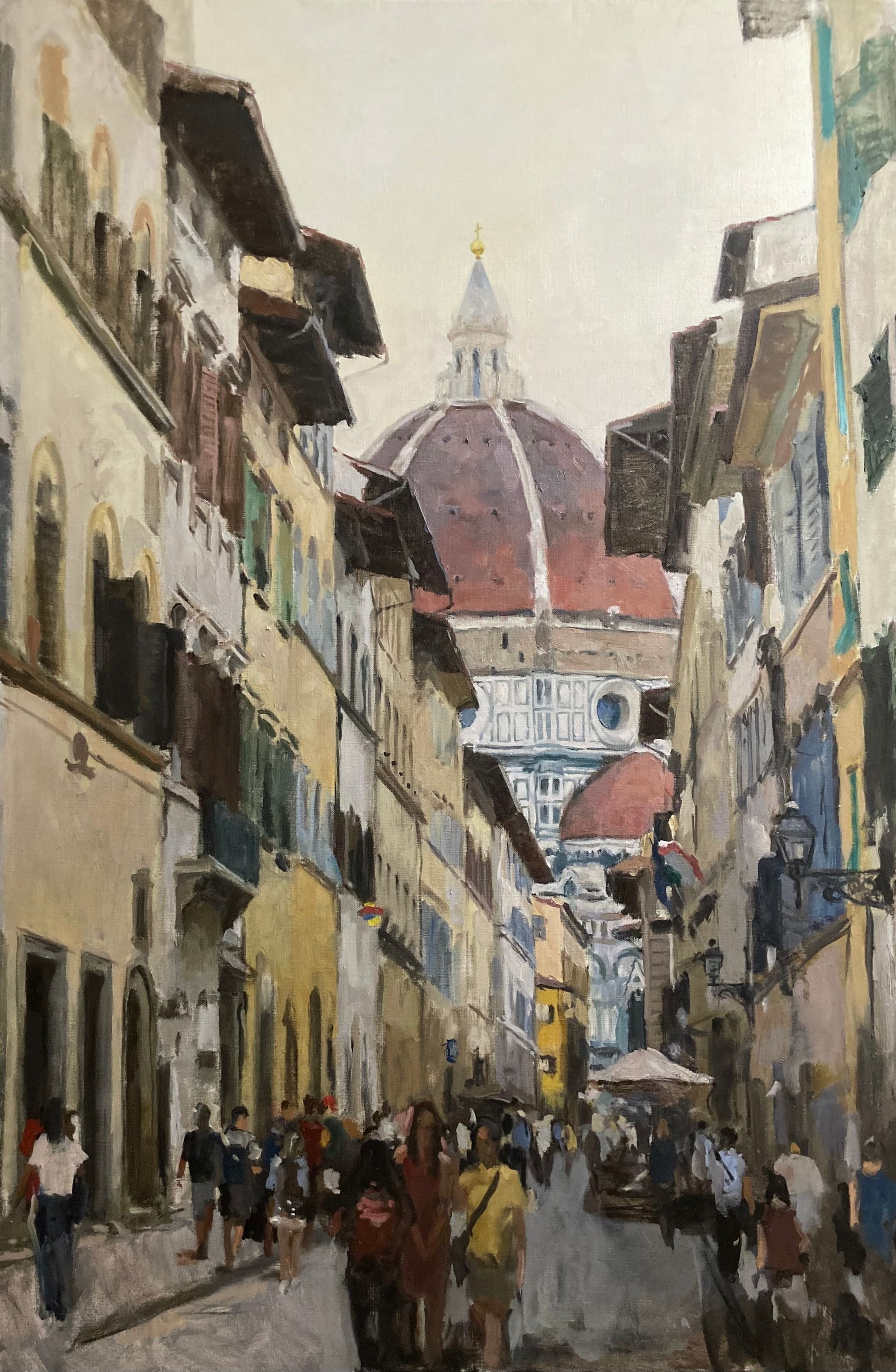 Люсинэ Туманян (Картина, живопись - 
                  79 x 120 см) Санта-Мария-дель-Фьоре