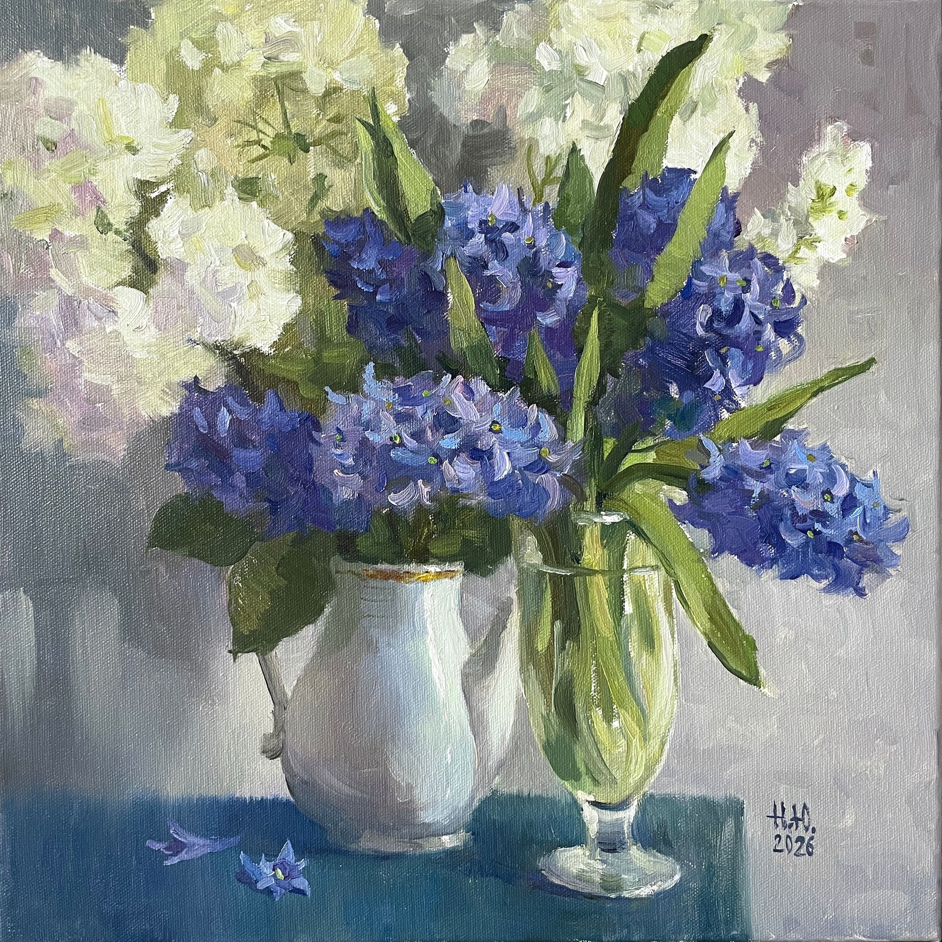 Юлия Непокрытая (Картина, живопись - 
                  40 x 40 см) Всегда рядом