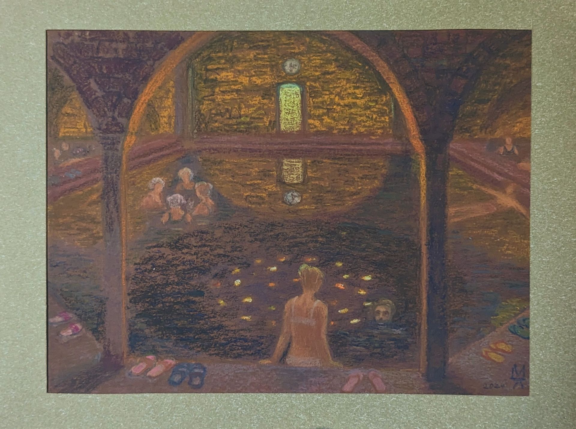 Екатерина Маланьина (Авторская графика - 
                  42 x 33 см) Живая вода