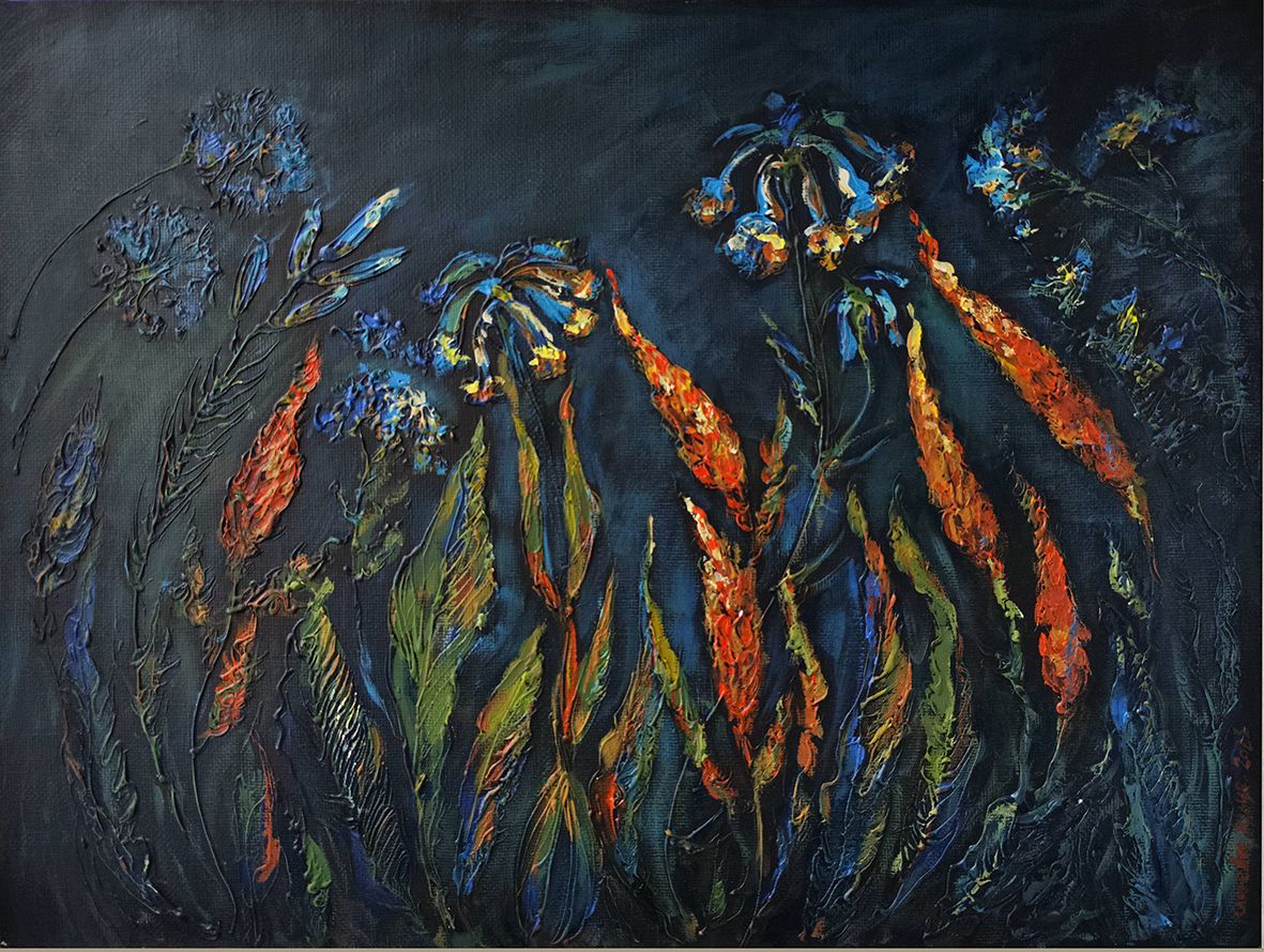 Юлия Клюева (Картина, живопись - 
                  80 x 60 см) Шорох высокой травы