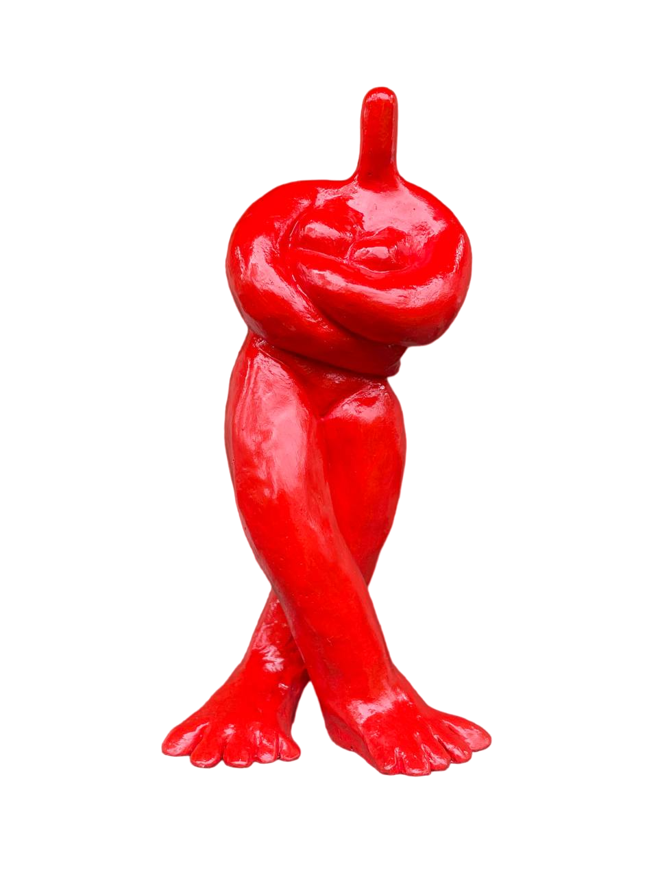 Тася Василькова (Скульптура - 
                  9 x 18 см) Красная