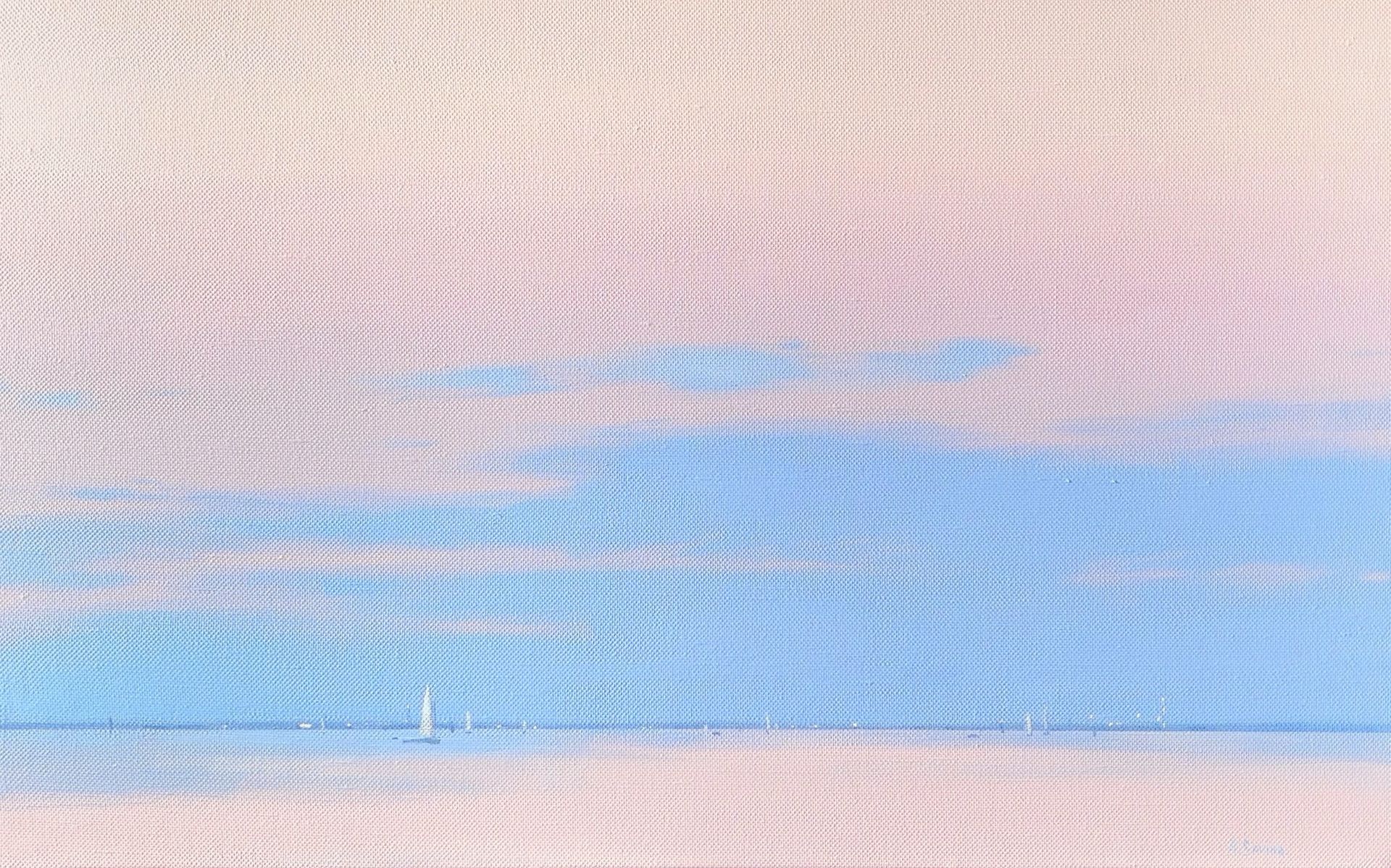 Александра Савина (Картина, живопись - 
                  80 x 50 см) На финском заливе