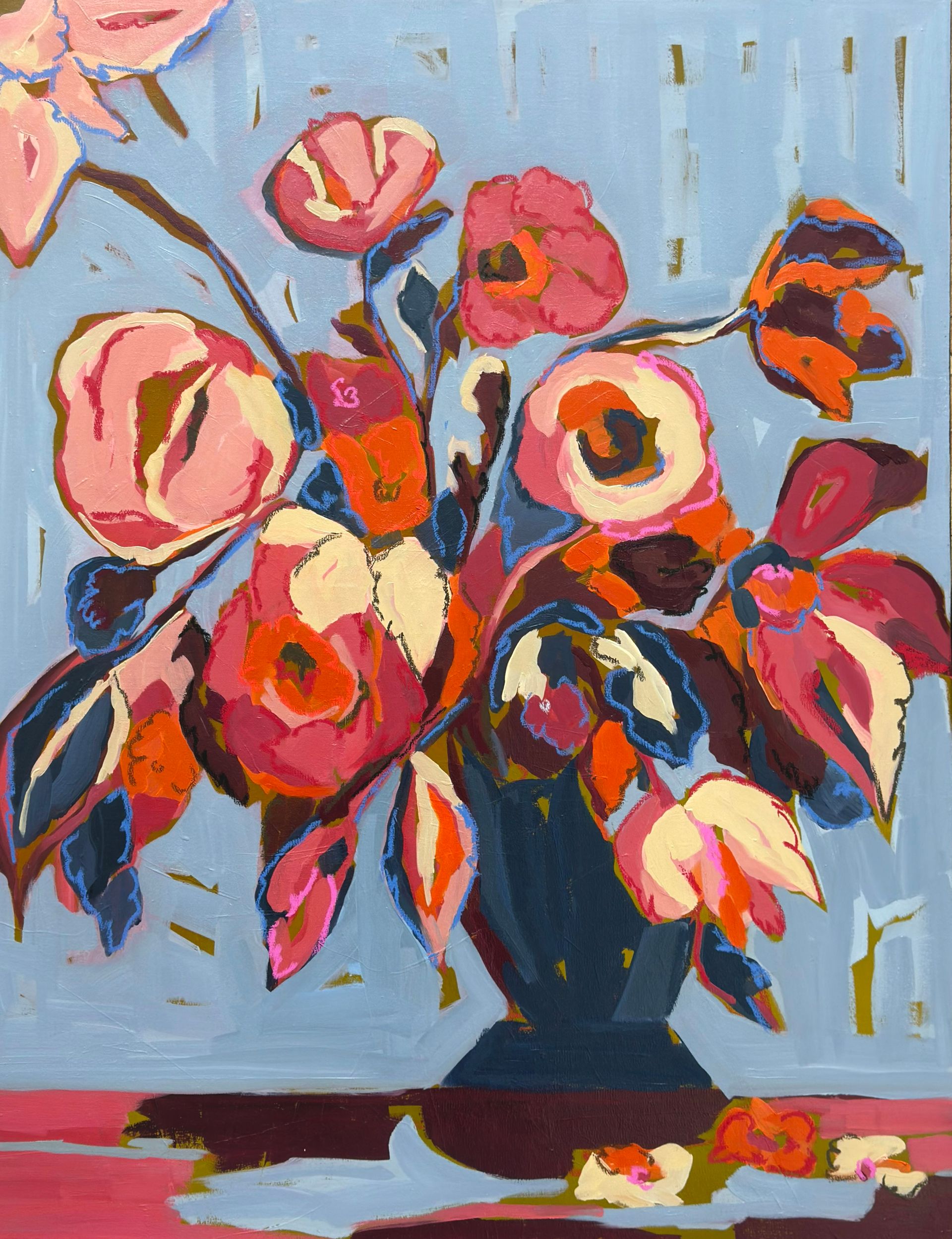 Ольга Змиевец (Картина, живопись - 
                  70 x 90 см) Собранное в моменте