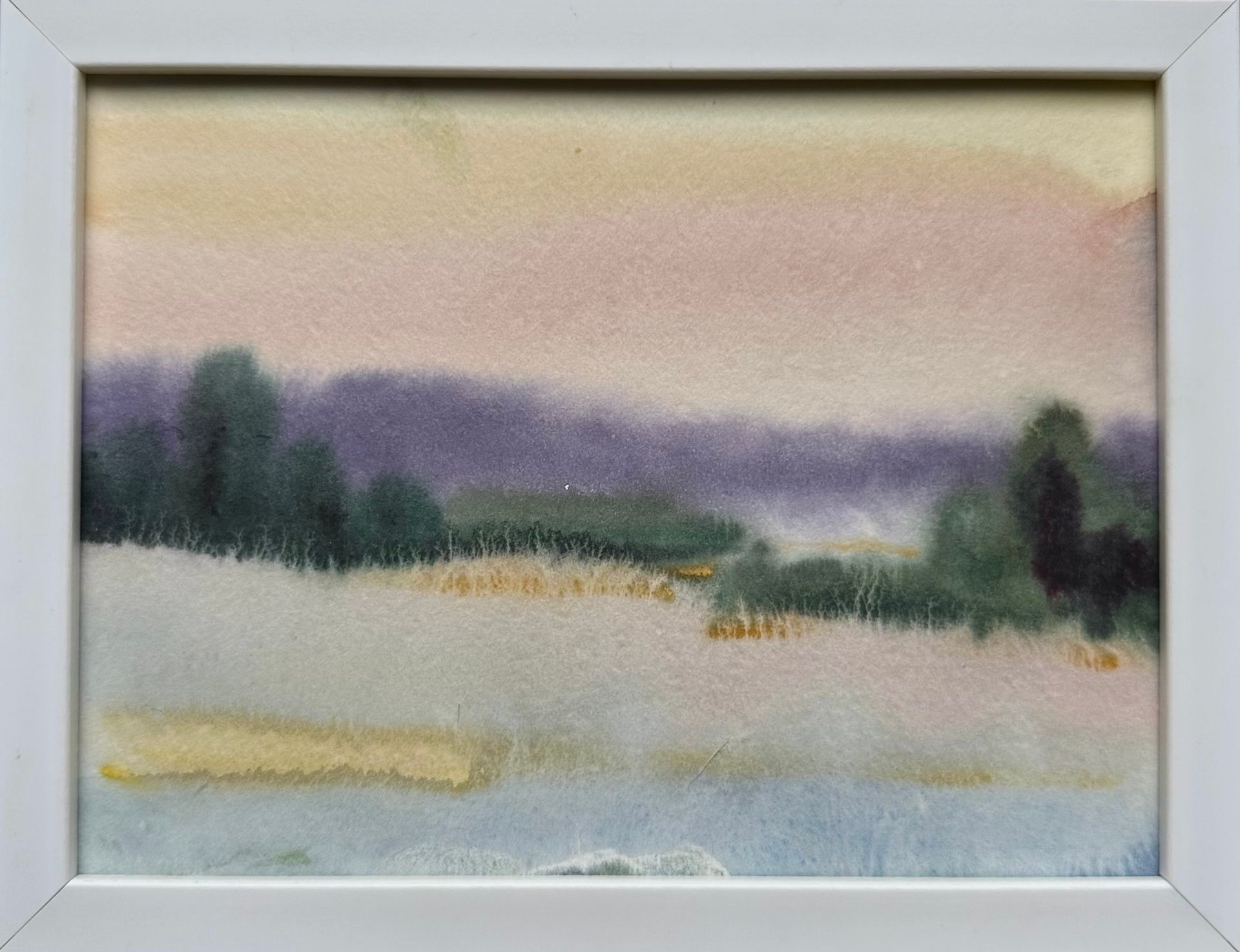 Алина Буглеева (Авторская графика - 
                  20 x 15 см) Летний закат