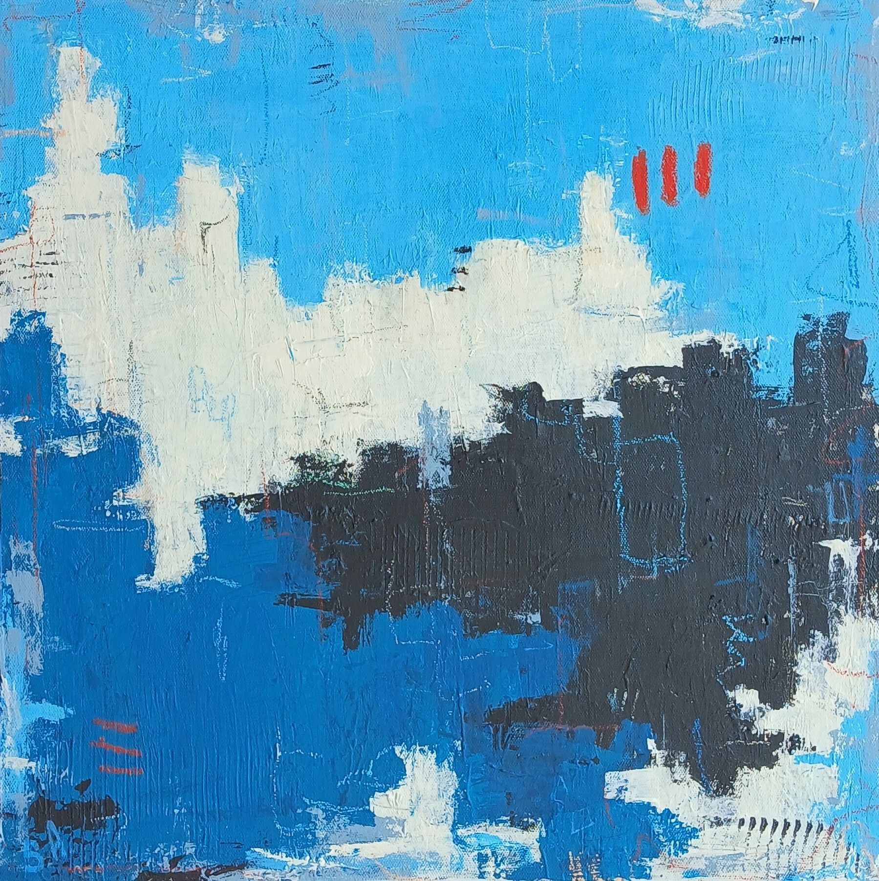 Анастасия Семенцул (Картина, живопись - 
                  40 x 40 см) Гармония