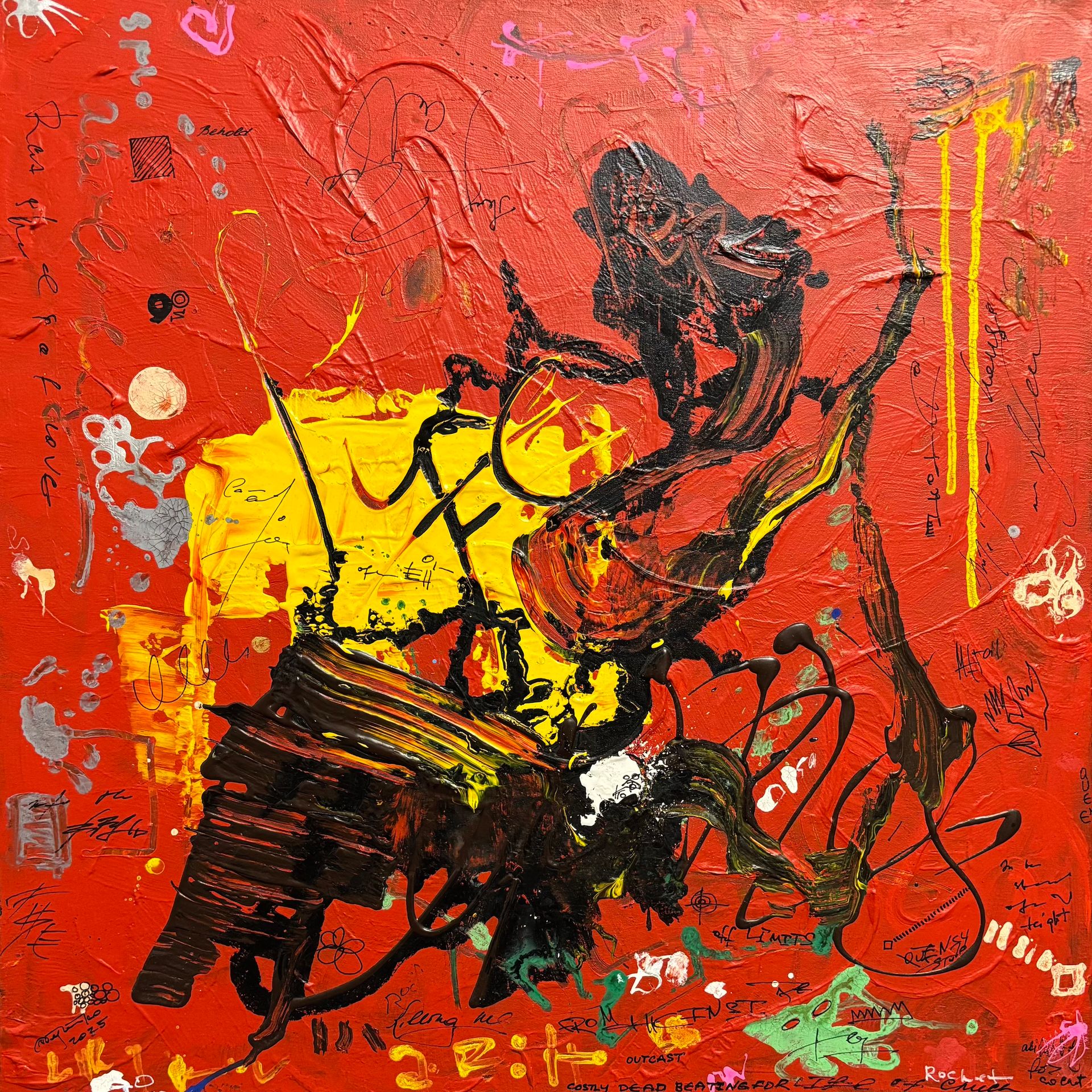 Михаил Дядченко (Картина, живопись - 
                  60 x 60 см) Firebird