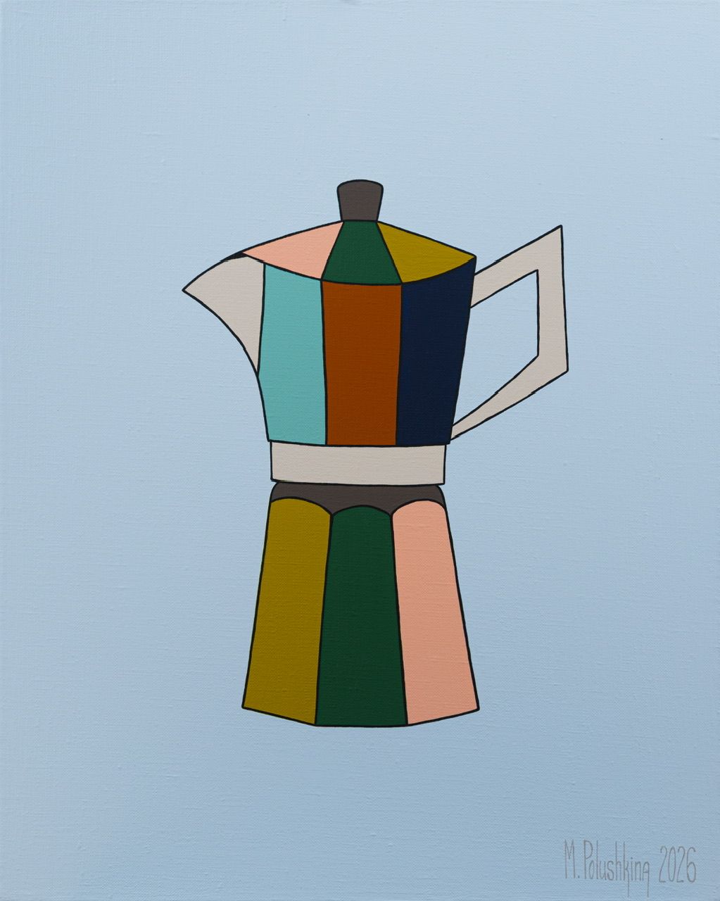 Мария Полушкина (Картина, живопись - 
                  40 x 50 см) Кофе