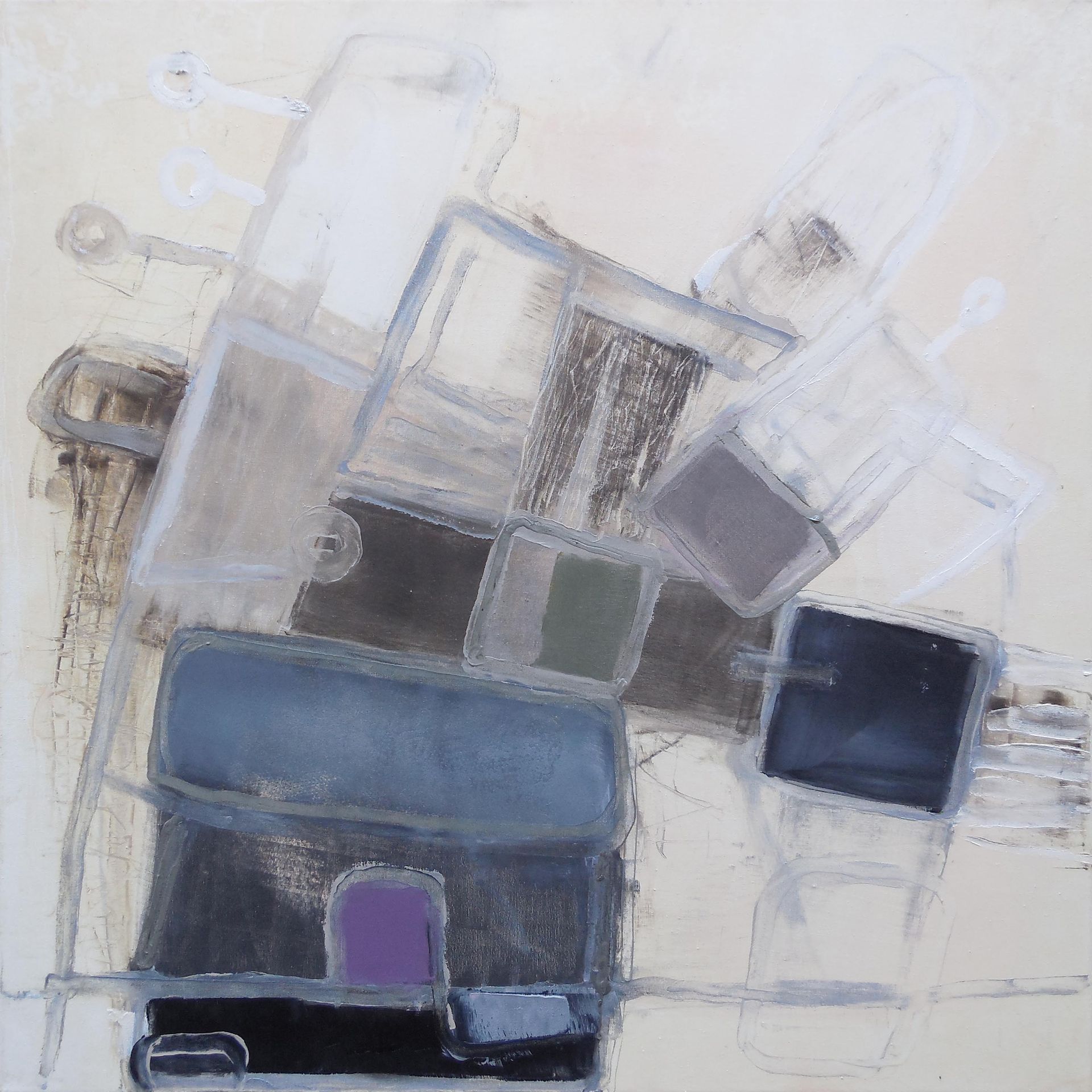 Андрей Шенгелия (Картина, живопись - 
                  70 x 70 см) Off-season