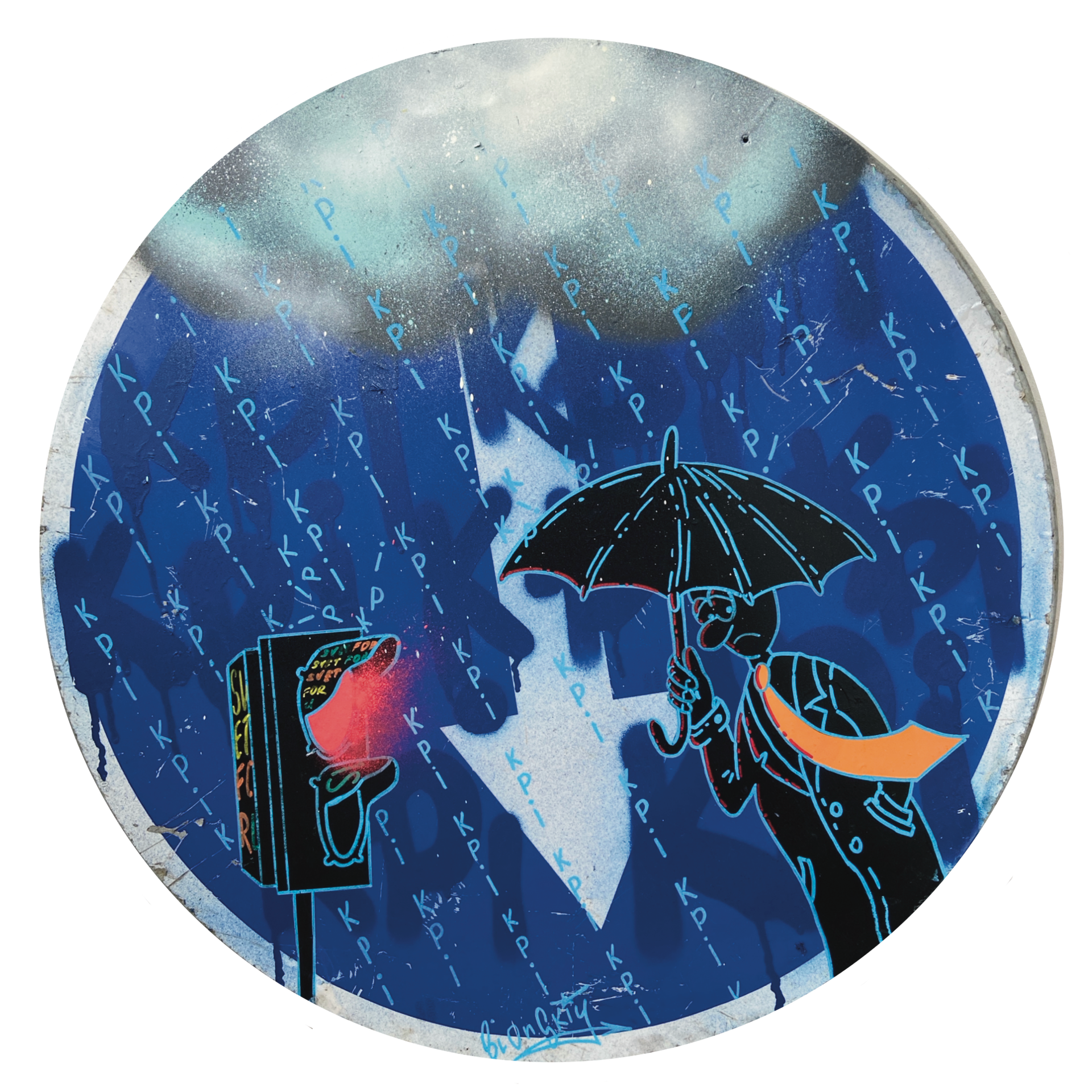 Юрий Блонский (Картина, живопись - 
                  70 x 70 см) KPI