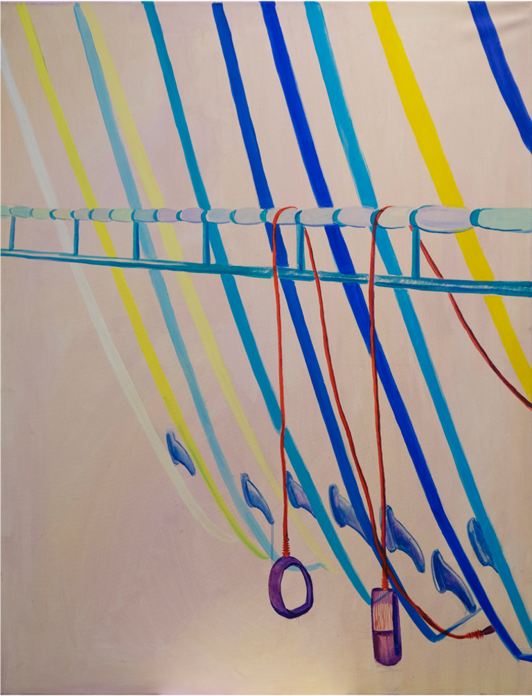 Анастасия Омельченко (Картина, живопись - 
                  80 x 110 см) Surf boards 1