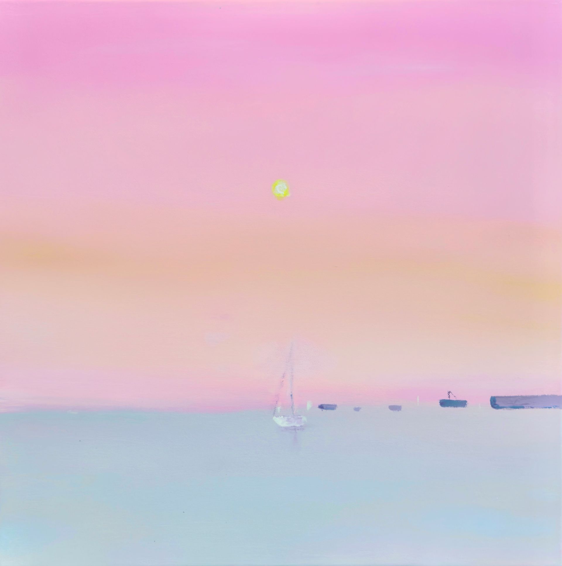 Анна Ганина (Картина, живопись - 
                  50 x 50 см) Sunset dream