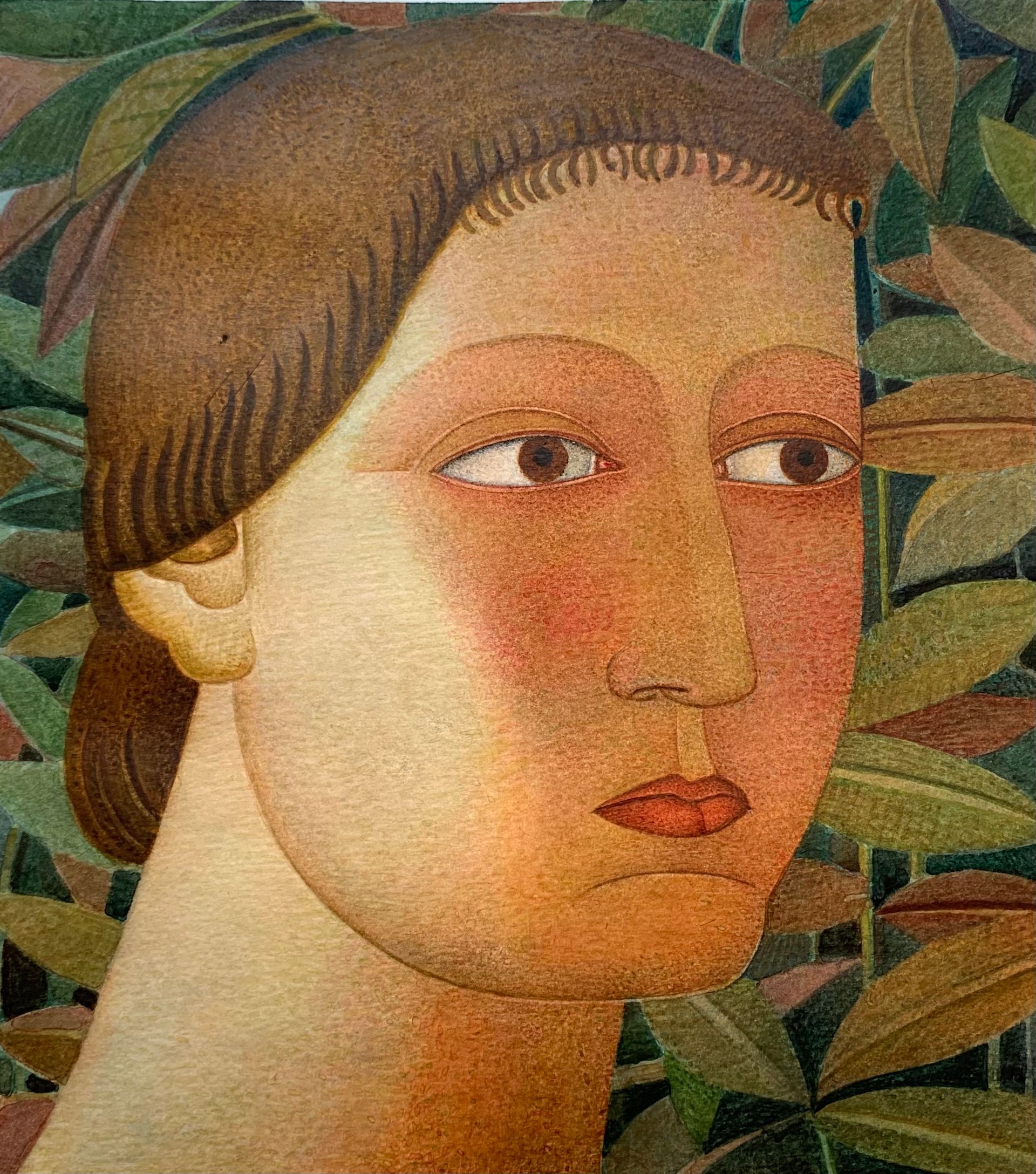 Иван Афонский (Авторская графика - 
                  30 x 40 см) Портрет 9