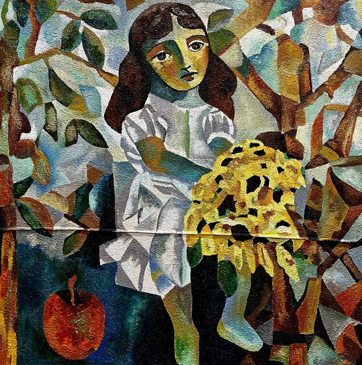 Татьяна Федоровская (Картина, живопись - 
                  100 x 100 см) ЕВА