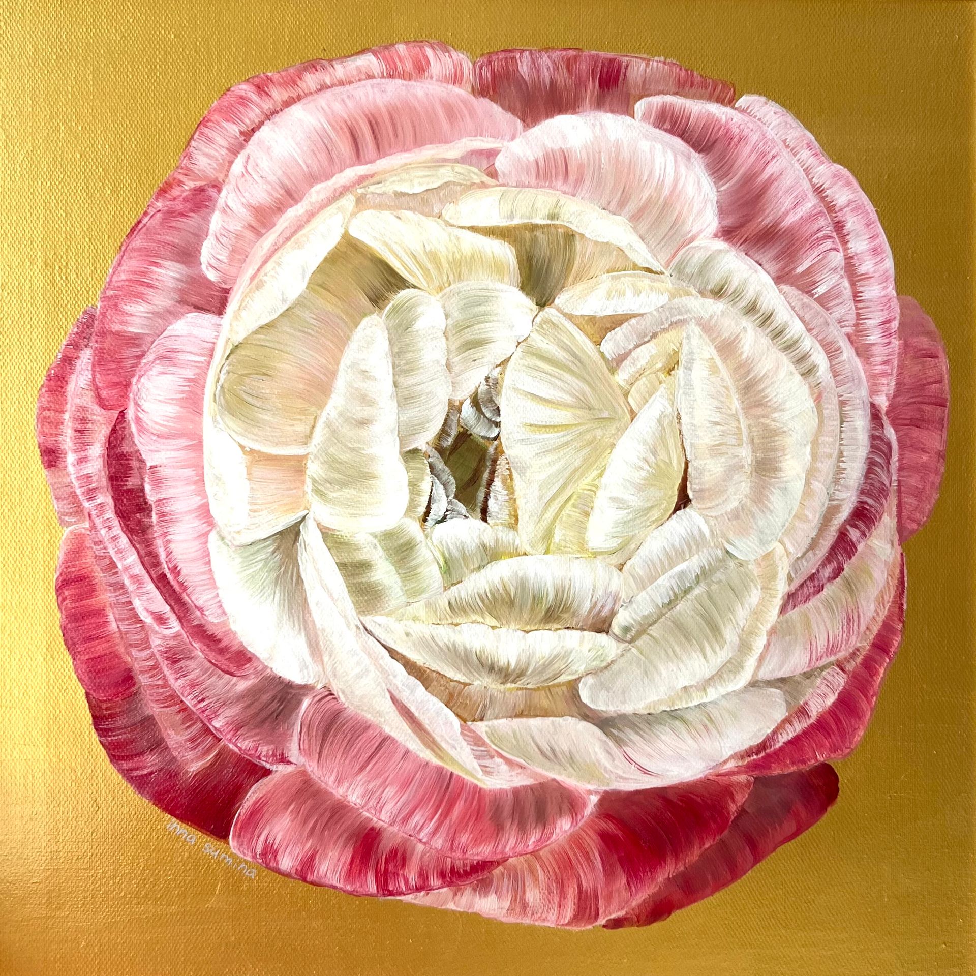 Инна Сумина (Картина, живопись - 
                  40 x 40 см) Розовый рассвет