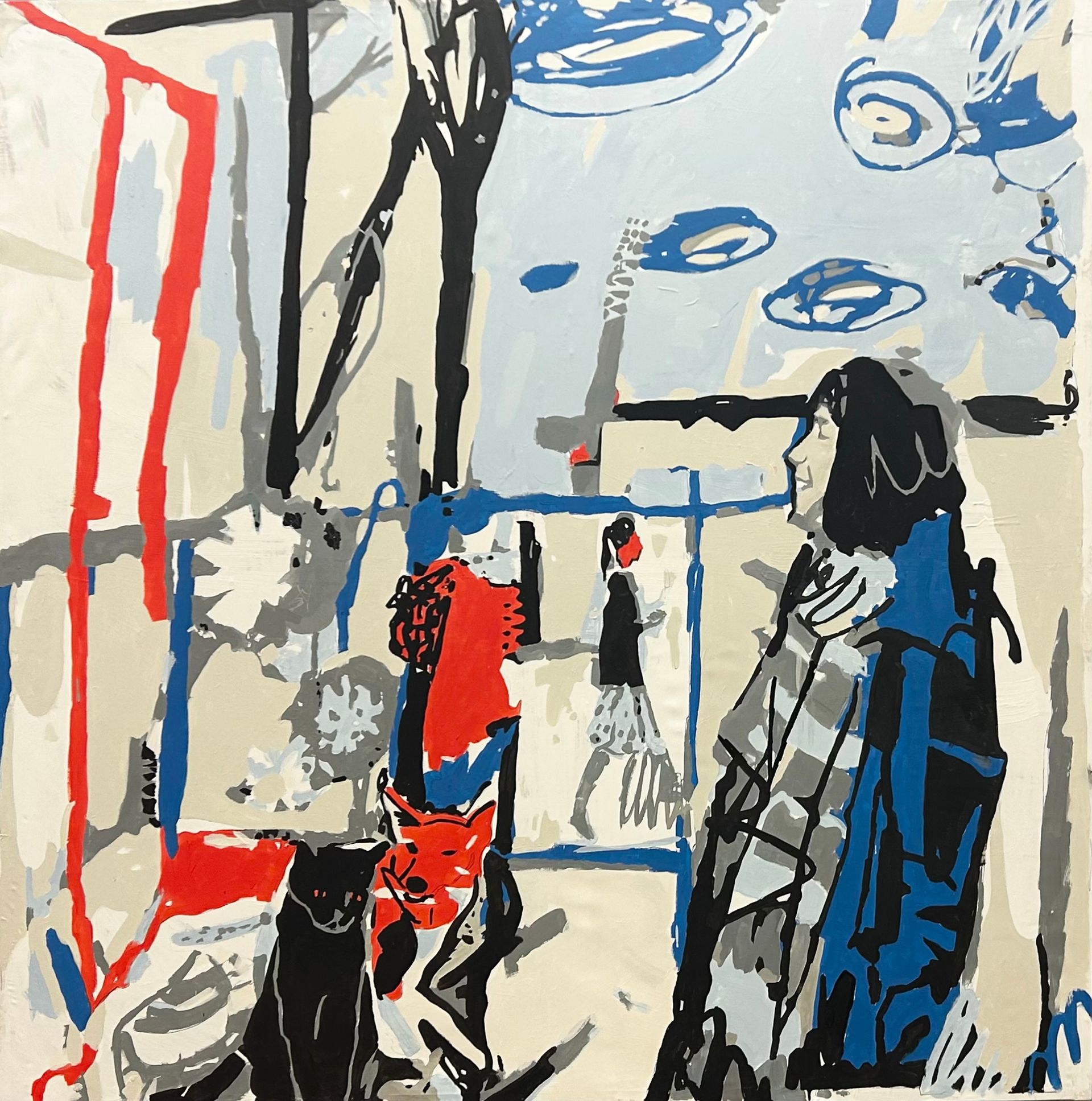 Сергей Козликин (Картина, живопись - 
                  200 x 200 см) Весна