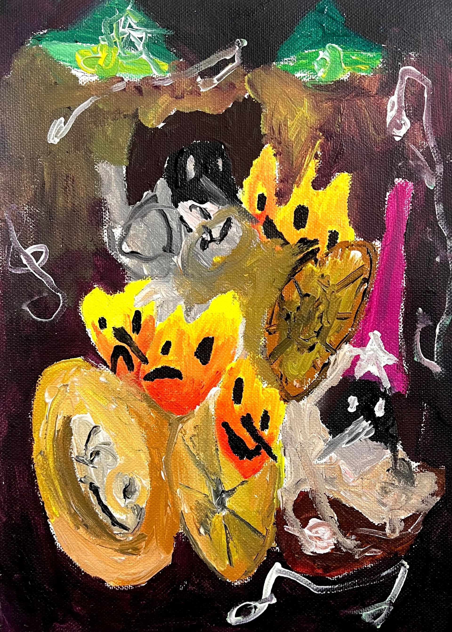 Влад Мальцев (Авторская графика - 
                  30 x 40 см) Концерт для пустого зала в дуэте
