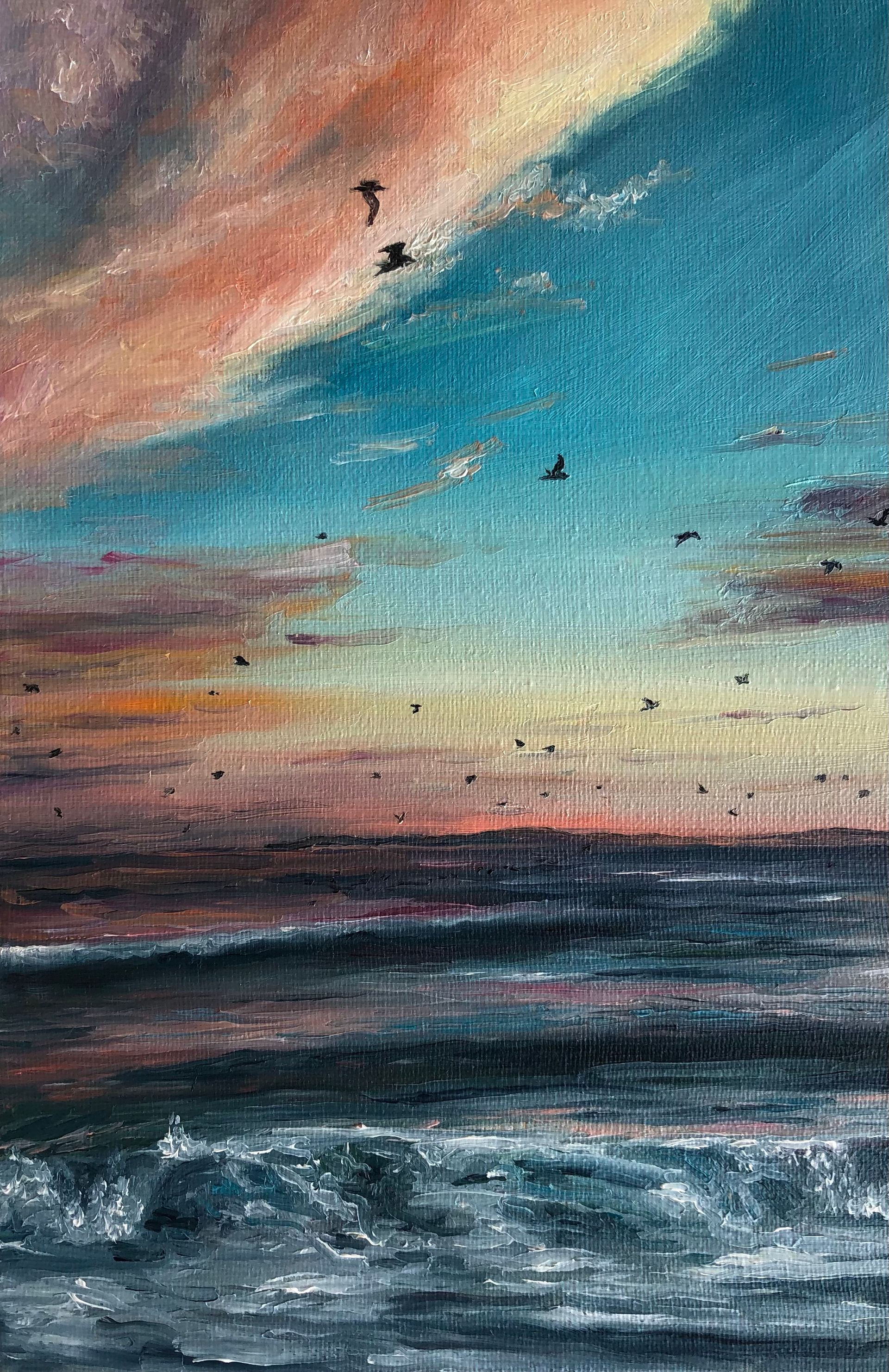 Маргарита Басалей (Картина, живопись - 
                  20 x 30 см) Адриатическое море