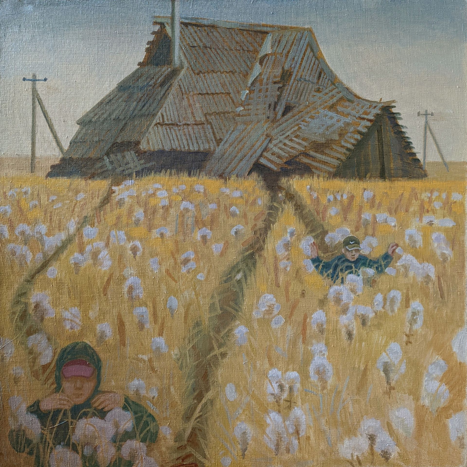 Анастасия Мотина (Картина, живопись - 
                  60 x 60 см) Последний мамонт