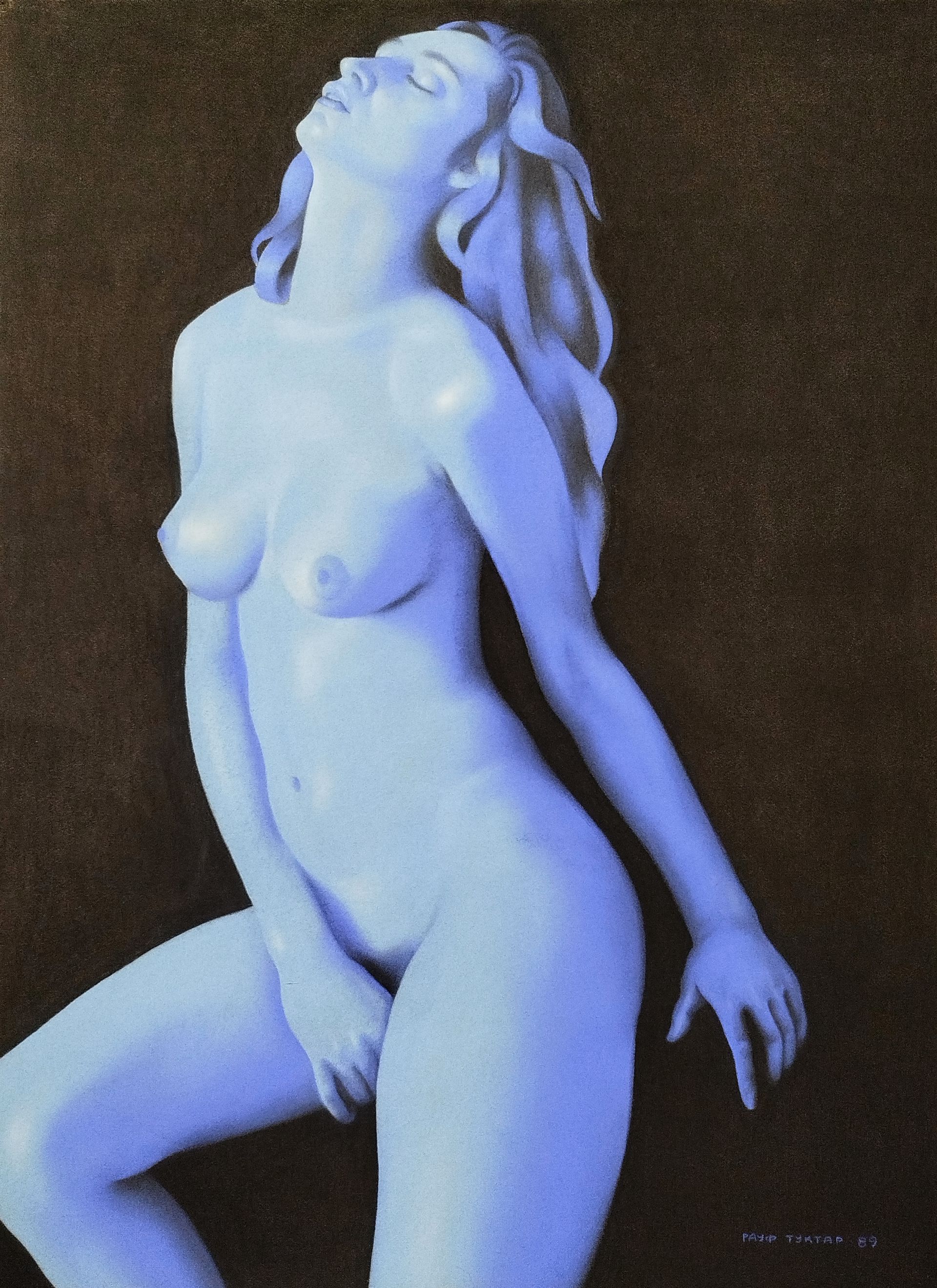 Рауф Туктар (Авторская графика - 
                  74 x 100 см) Обнаженная