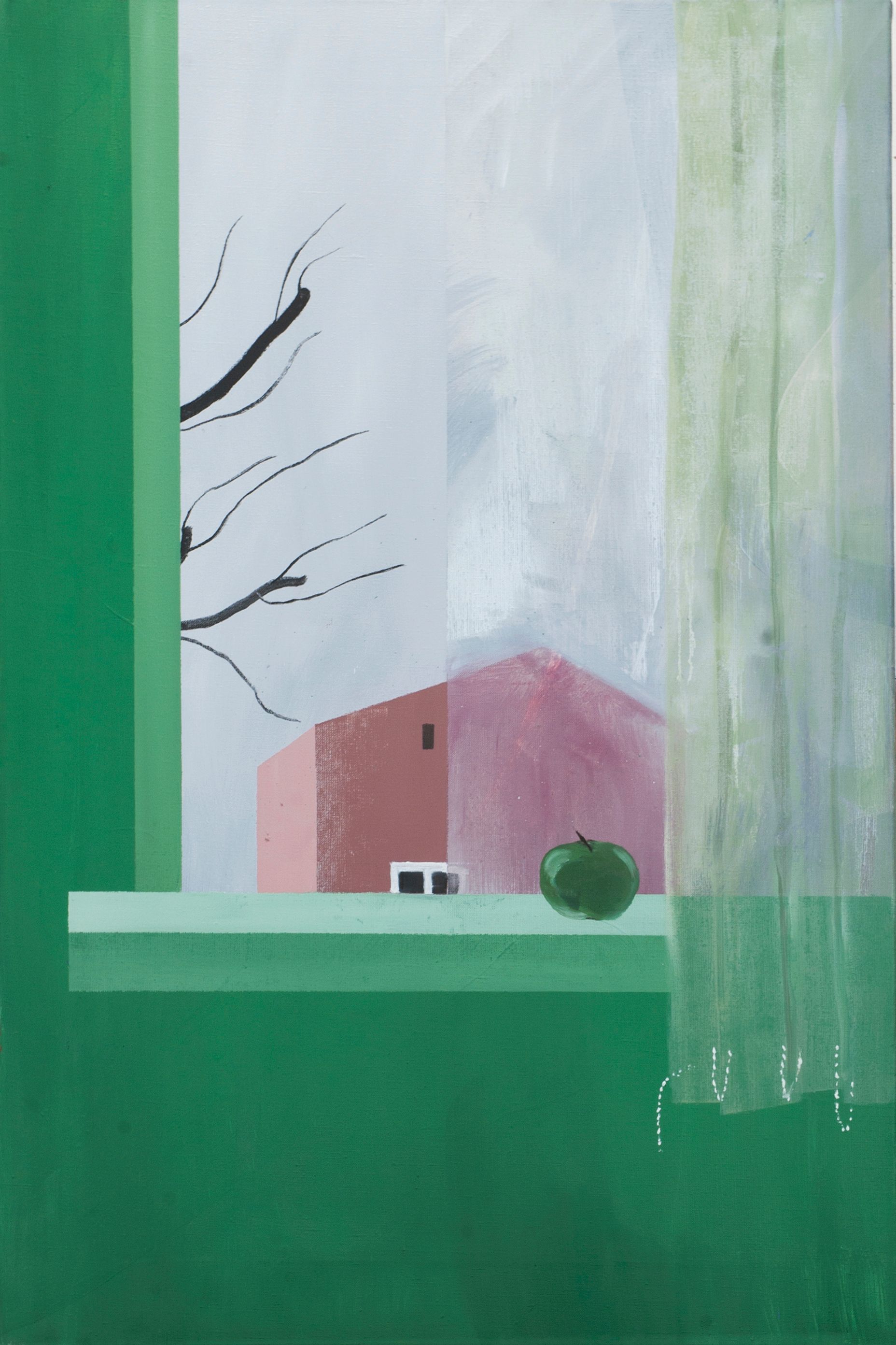Анна Мельниченко (Картина, живопись - 
                  60 x 90 см) Зеленое яблоко