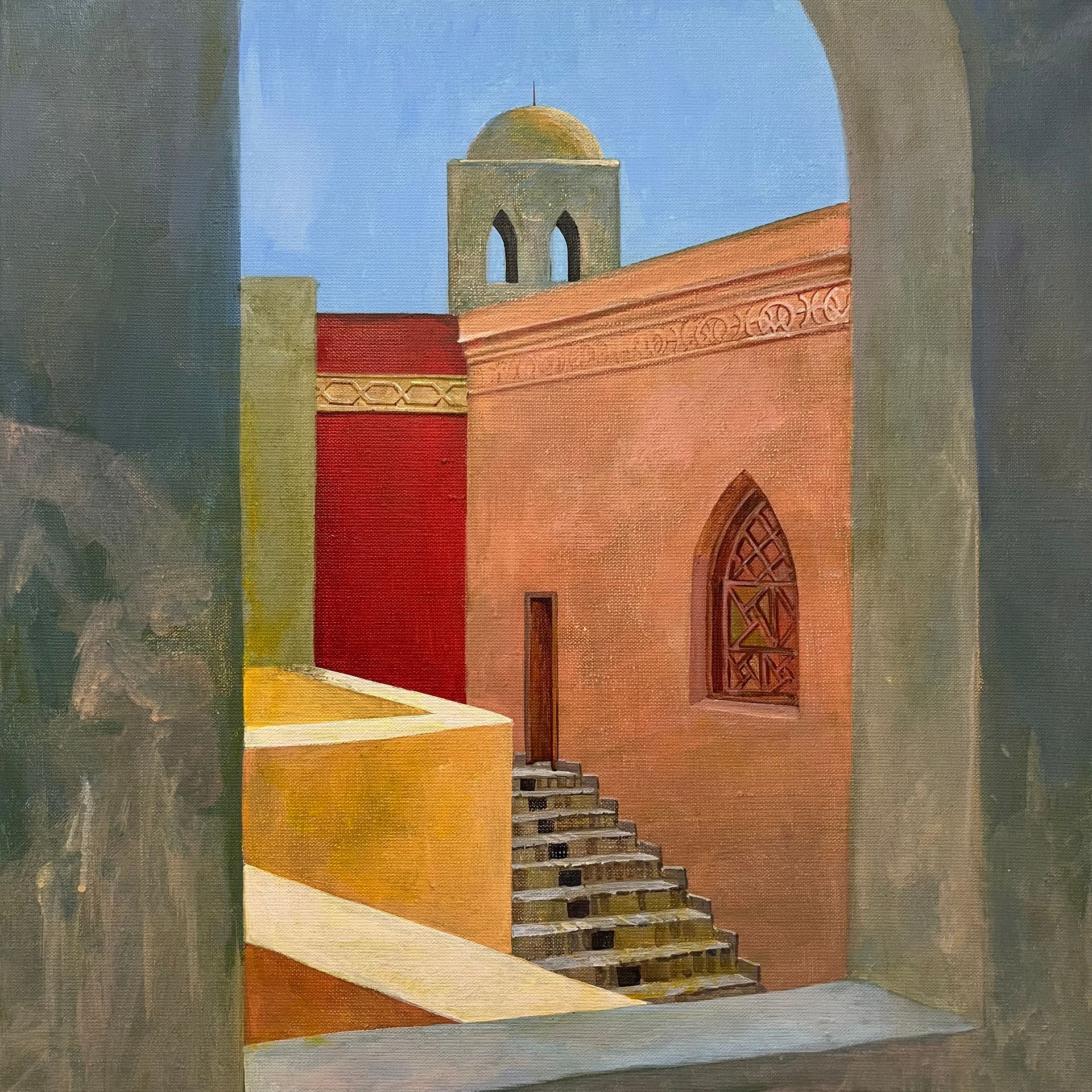 Александра Курьянова (Картина, живопись - 
                  50 x 50 см) 2