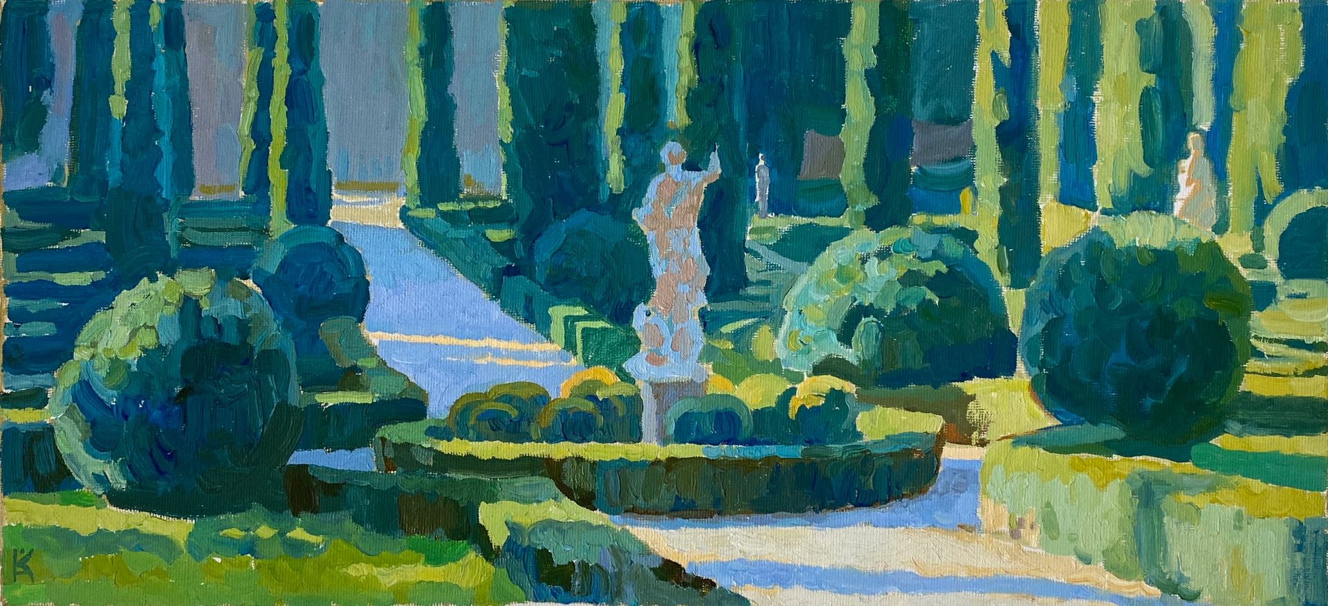 Алексей Кротов (Авторская графика - 
                  46.5 x 22 см) Солнечный день