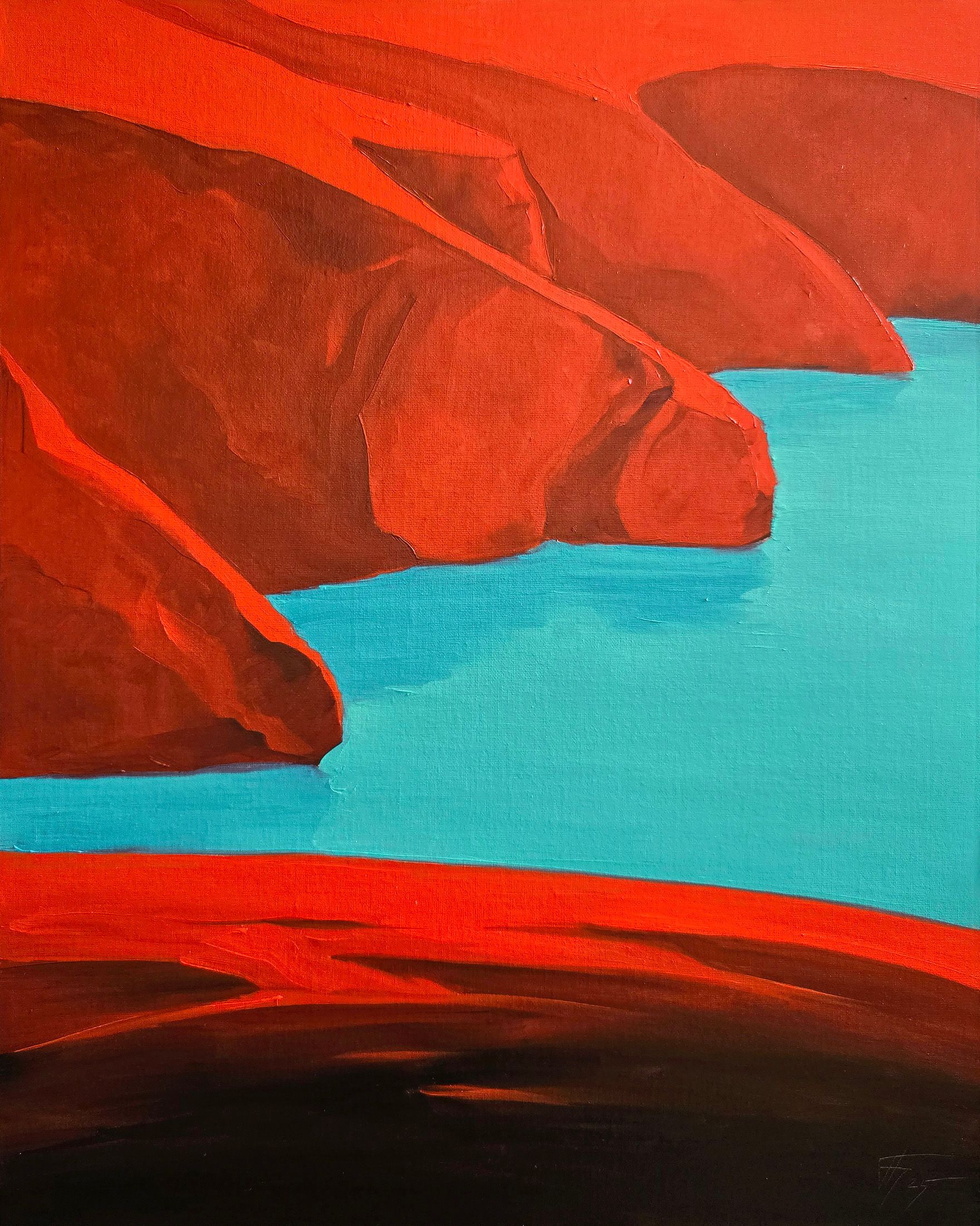 Александр Буданов (Авторская графика - 
                  40 x 50 см) Пространство 6