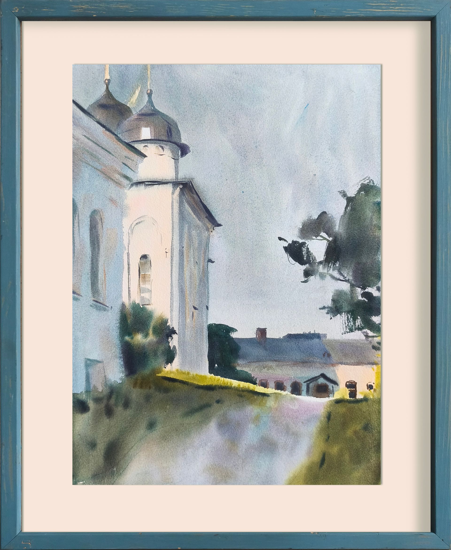 Евгения Сопова (Авторская графика - 
                  42 x 52 см) Последний луч