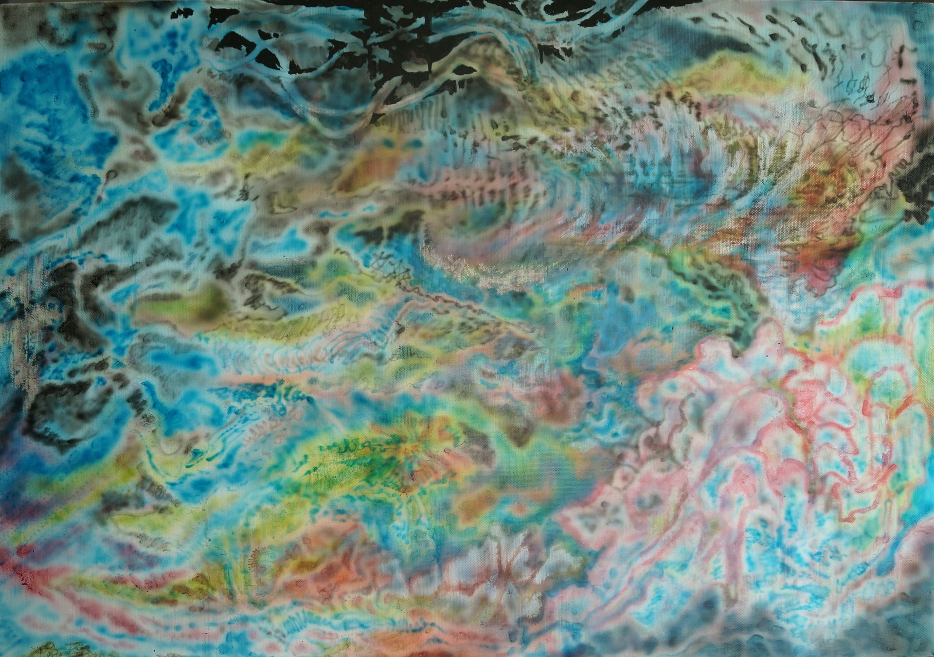 Мария Пинус (Картина, живопись - 
                  100 x 70 см) Опоздание #1