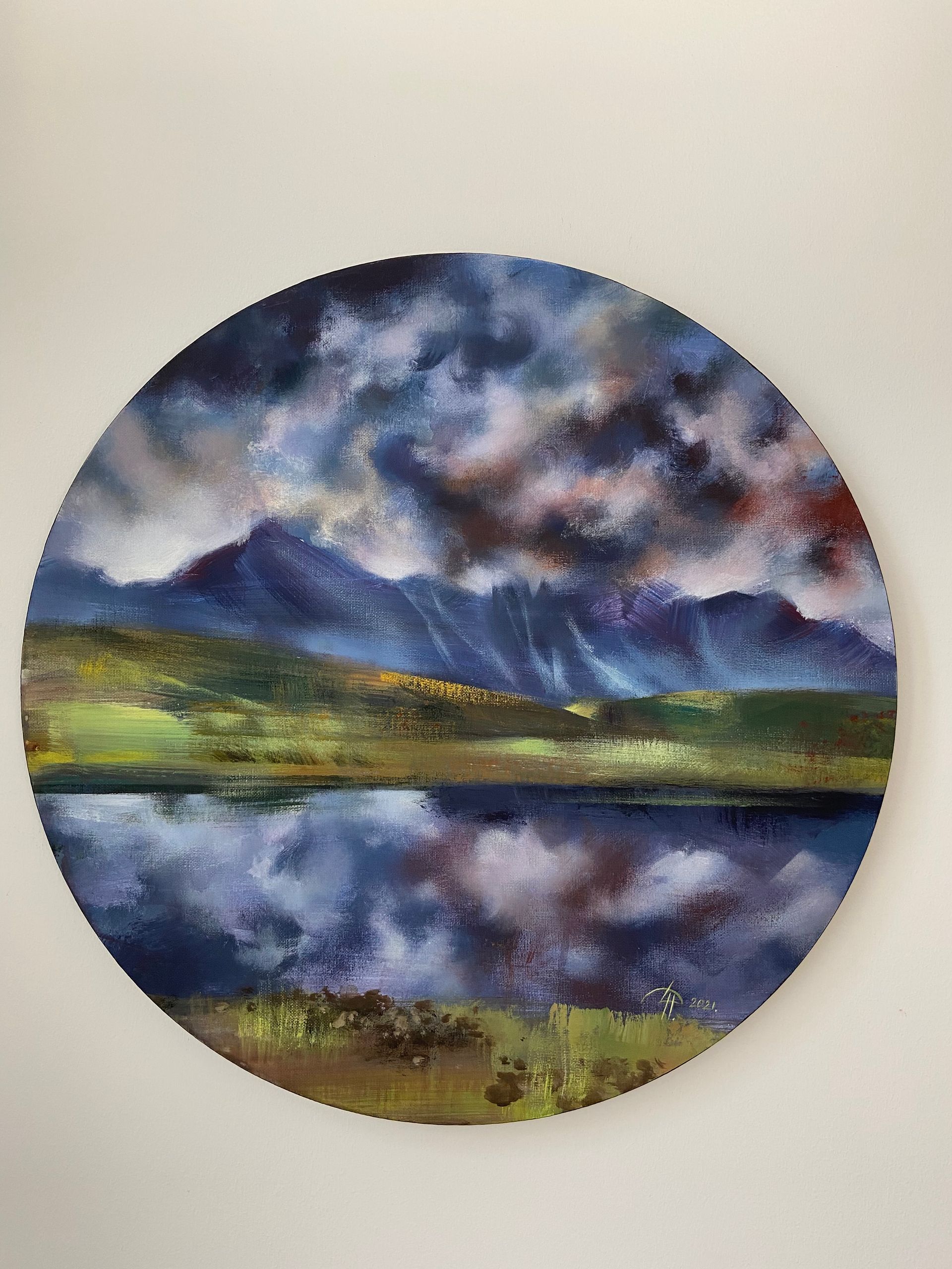 Динара Хёртнагль (Картина, живопись - 
                  50 x 50 см) Skylights
