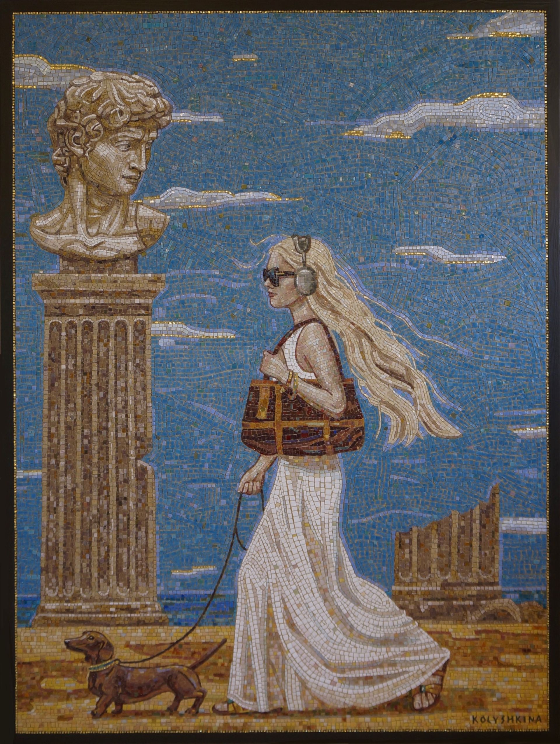 Анастасия Колышкина (Объект - 
                  105 x 140 см) Богиня