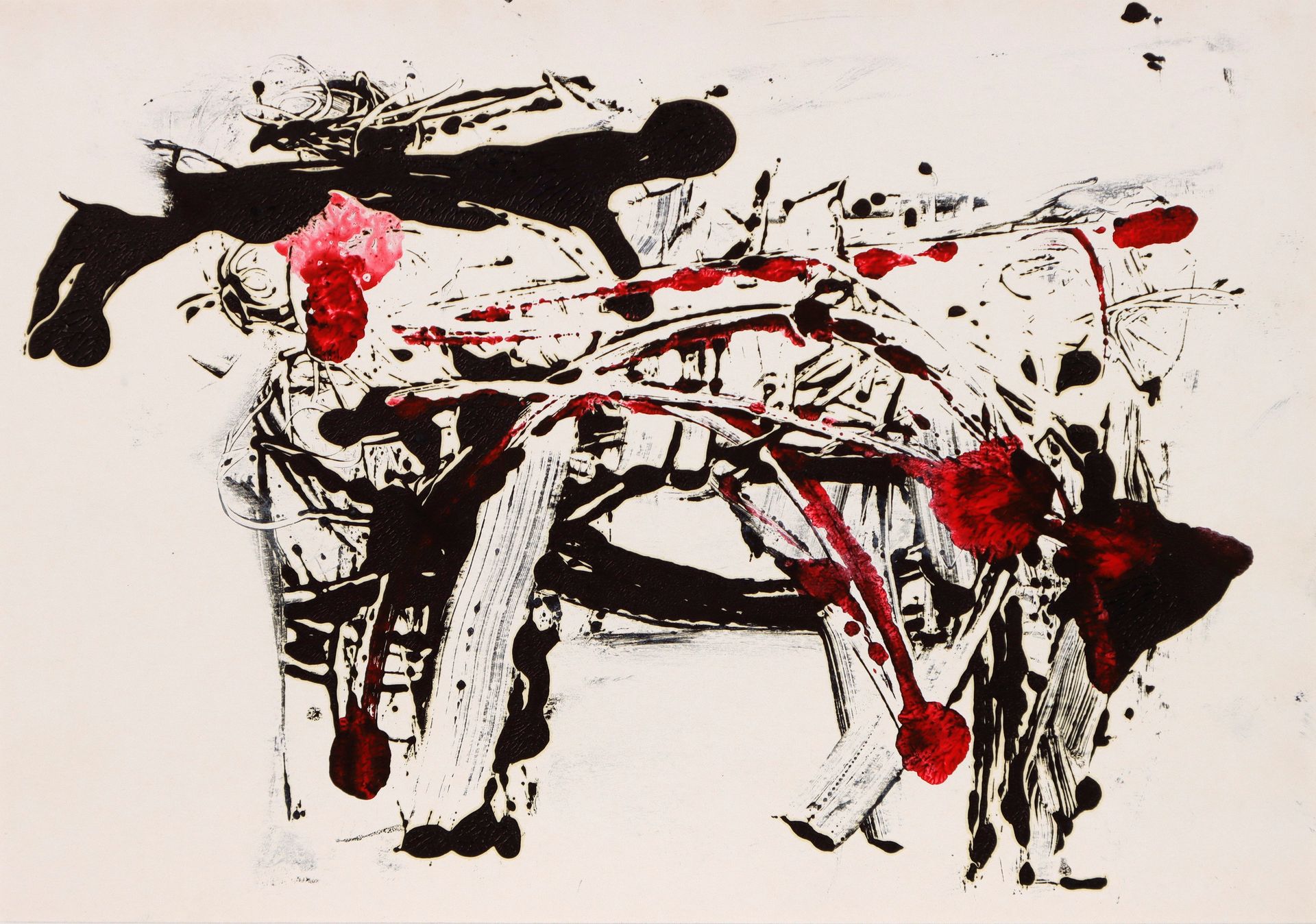 Дмитрий Василенко (Авторская графика - 
                  70 x 68 см) Священная корова 4