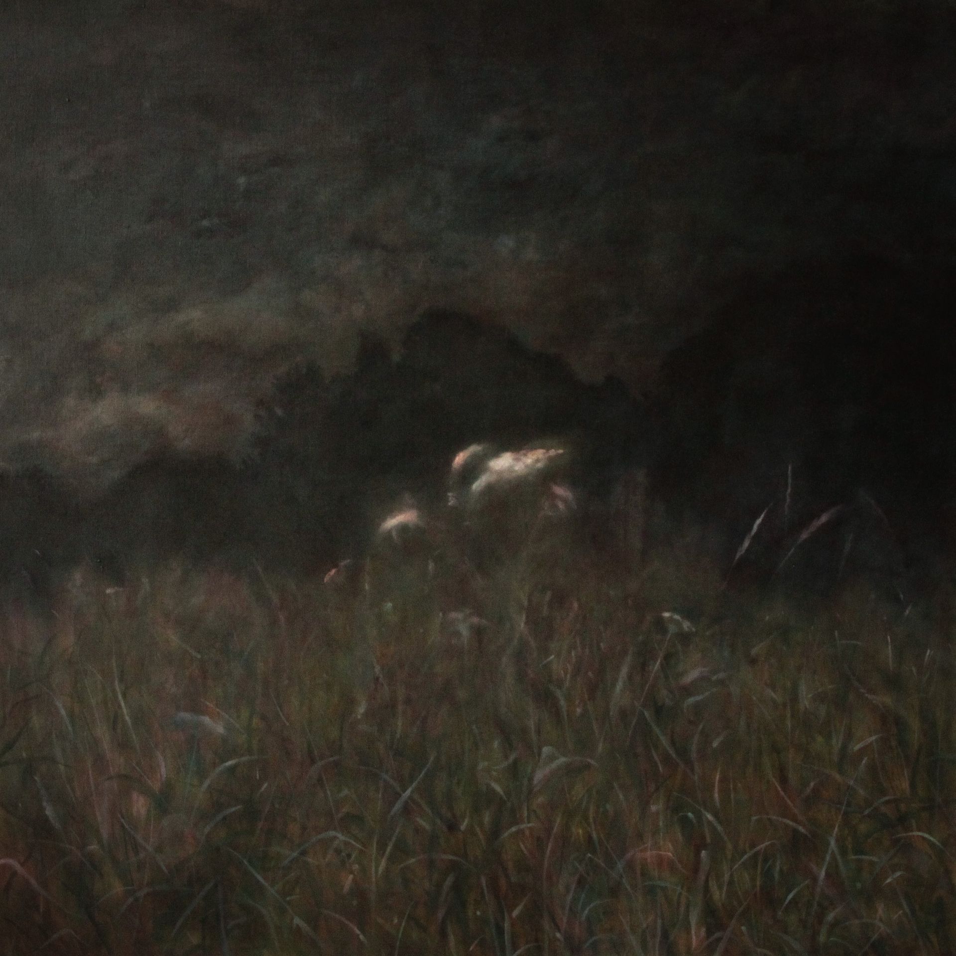 Ева Аракчеева (Картина, живопись - 
                  150 x 150 см) Из серии "Погасшая радуга" №12