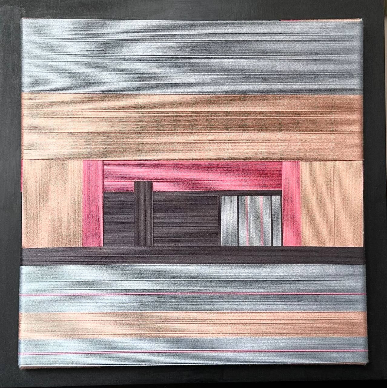 Эльза Ярн (Вышивка - 
                  35 x 35 см) Дом. Закат