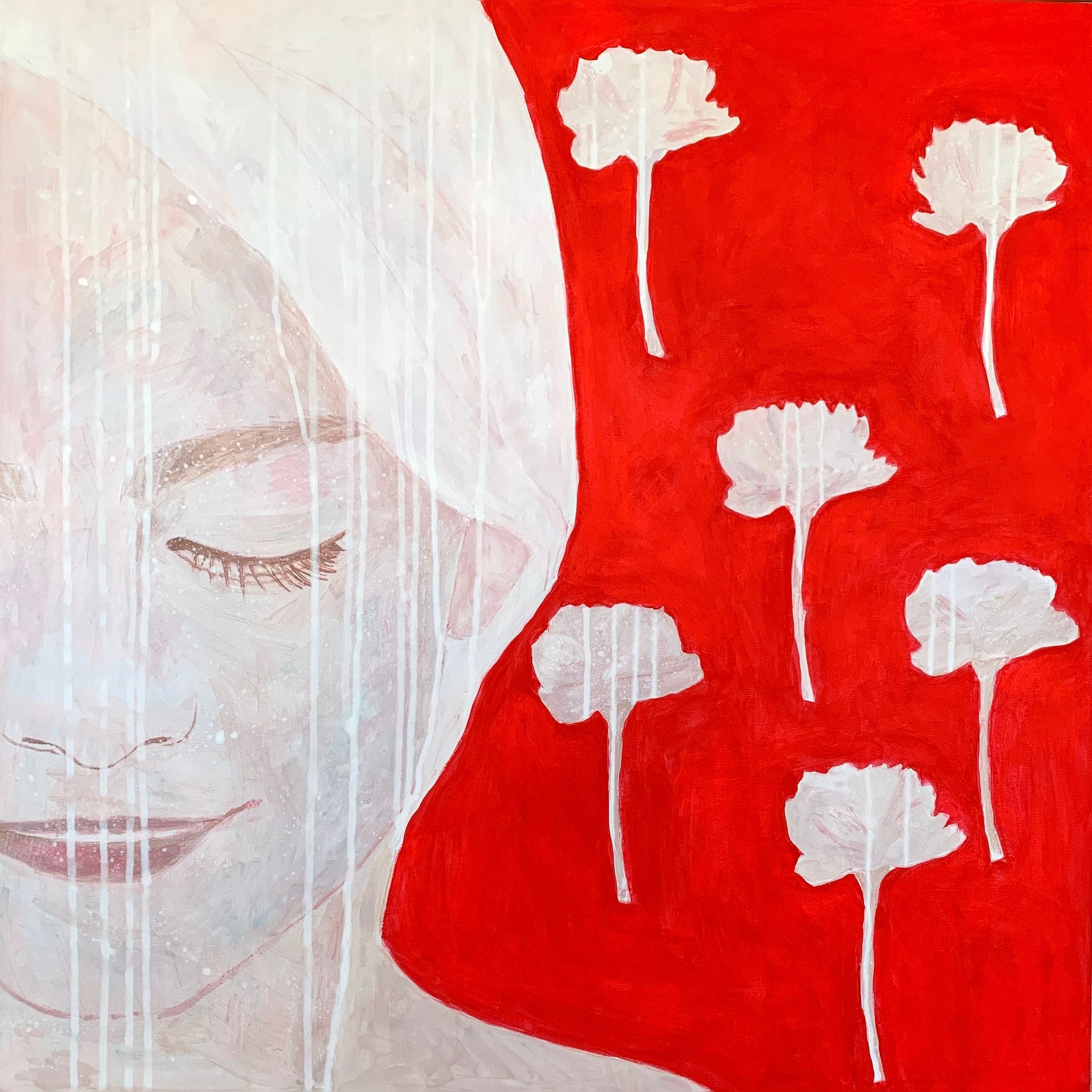 Людмила Акиньшина (Картина, живопись - 
                  80 x 80 см) Порог