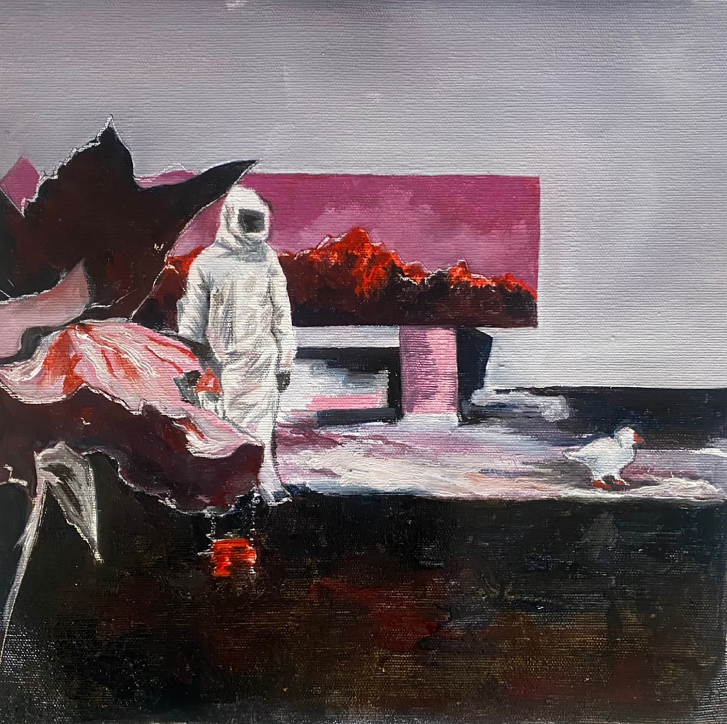 Елена Троянская (Картина, живопись - 
                  30 x 30 см) Заблудившийся
