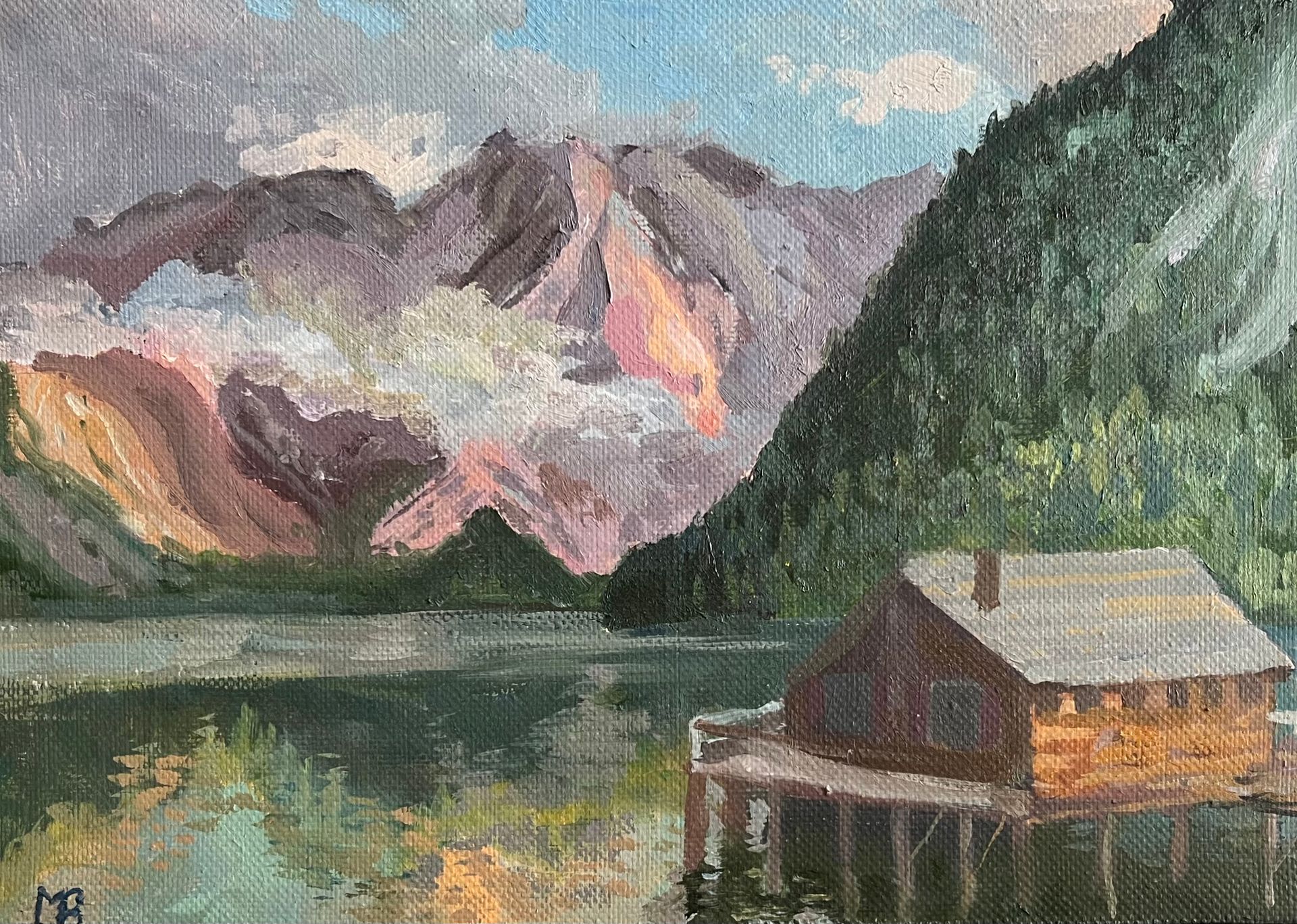 Милана Семенова (Картина, живопись - 
                  50 x 35 см) calmness
