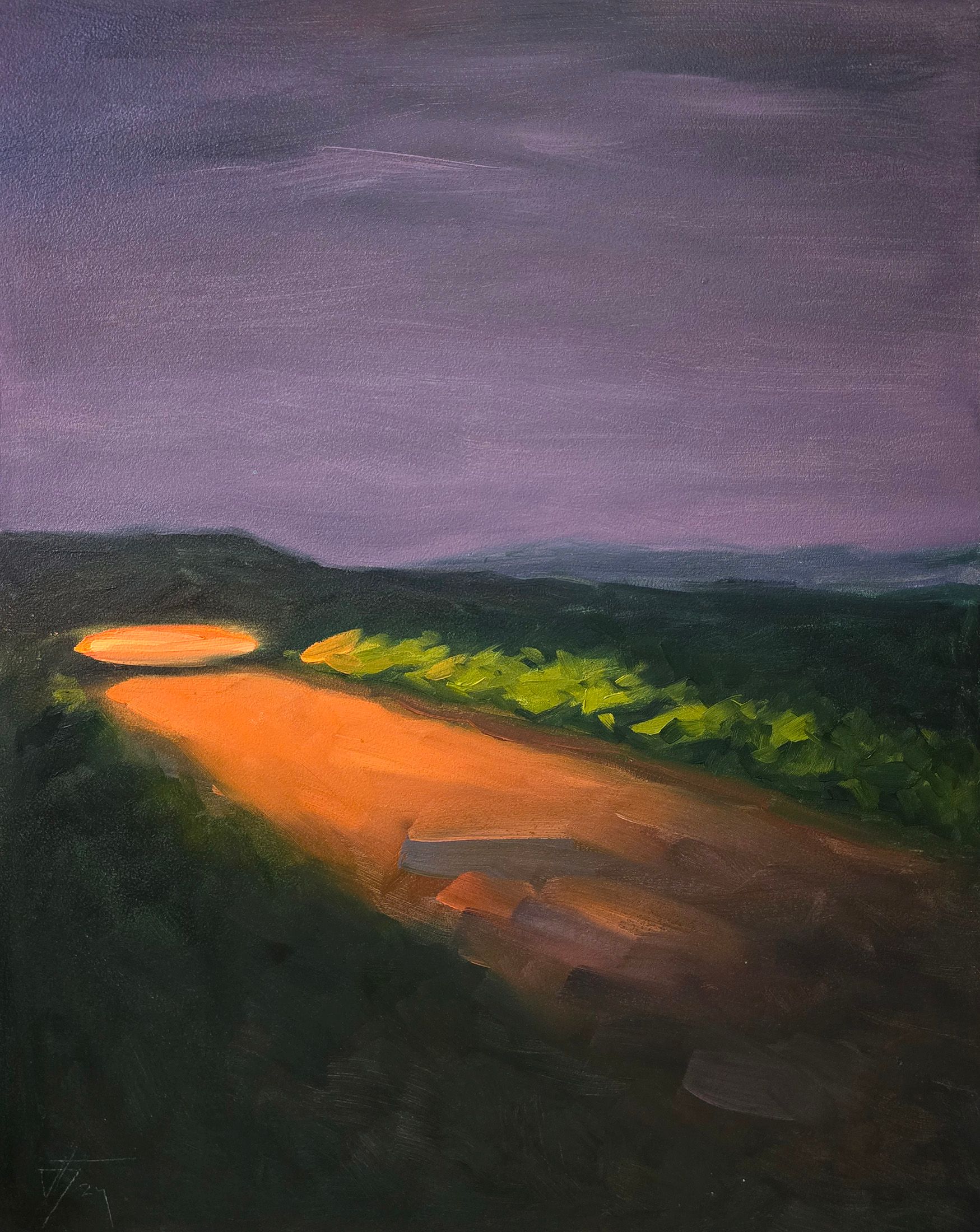 Александр Буданов (Авторская графика - 
                  40 x 50 см) Дорога 15