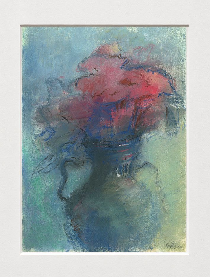 Oксана Шульга (Авторская графика - 
                  40 x 50 см) Вечерний натюрморт