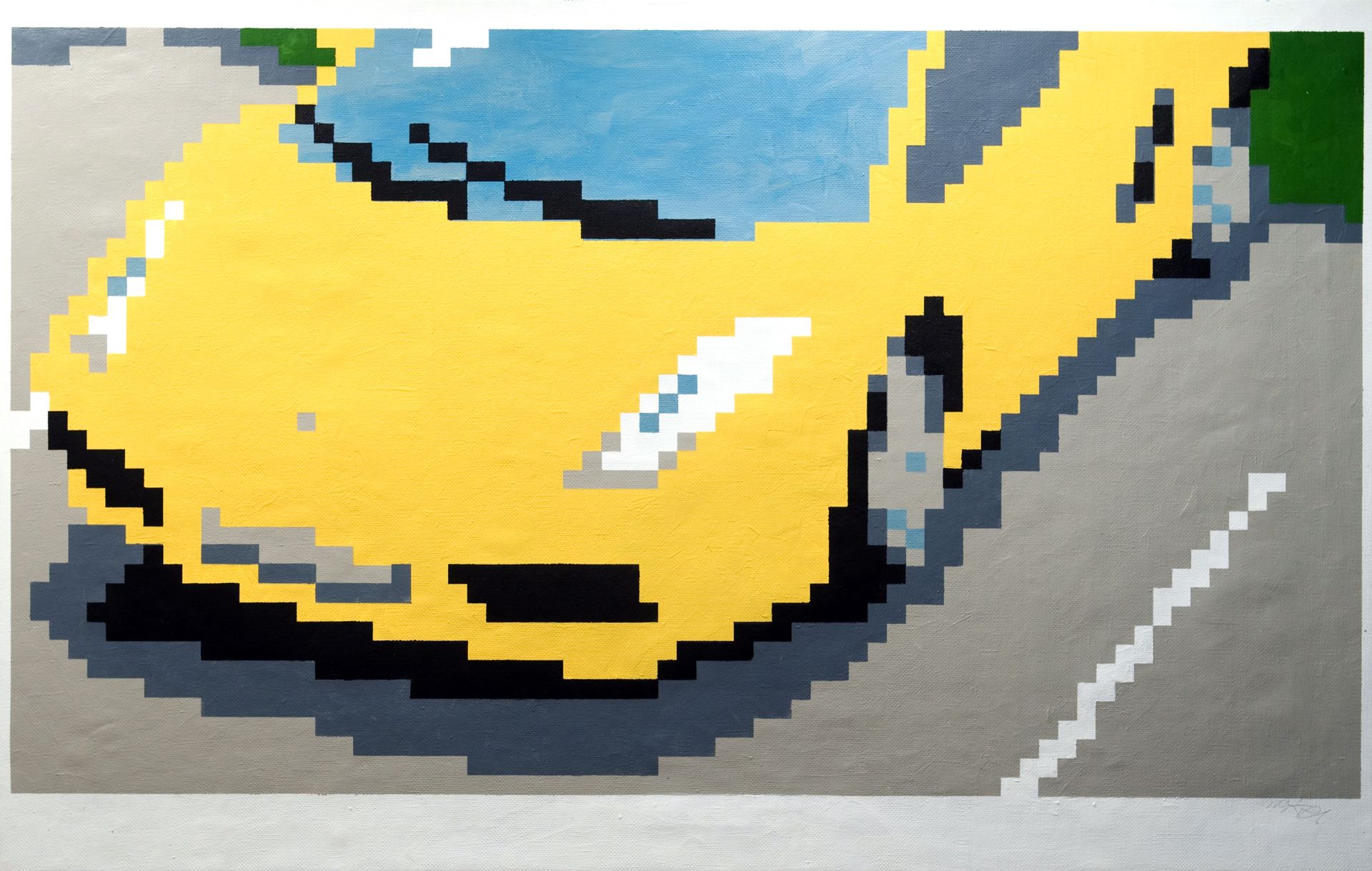 Антон Make Польский (Картина, живопись - 
                  150 x 95 см) Lamborghini