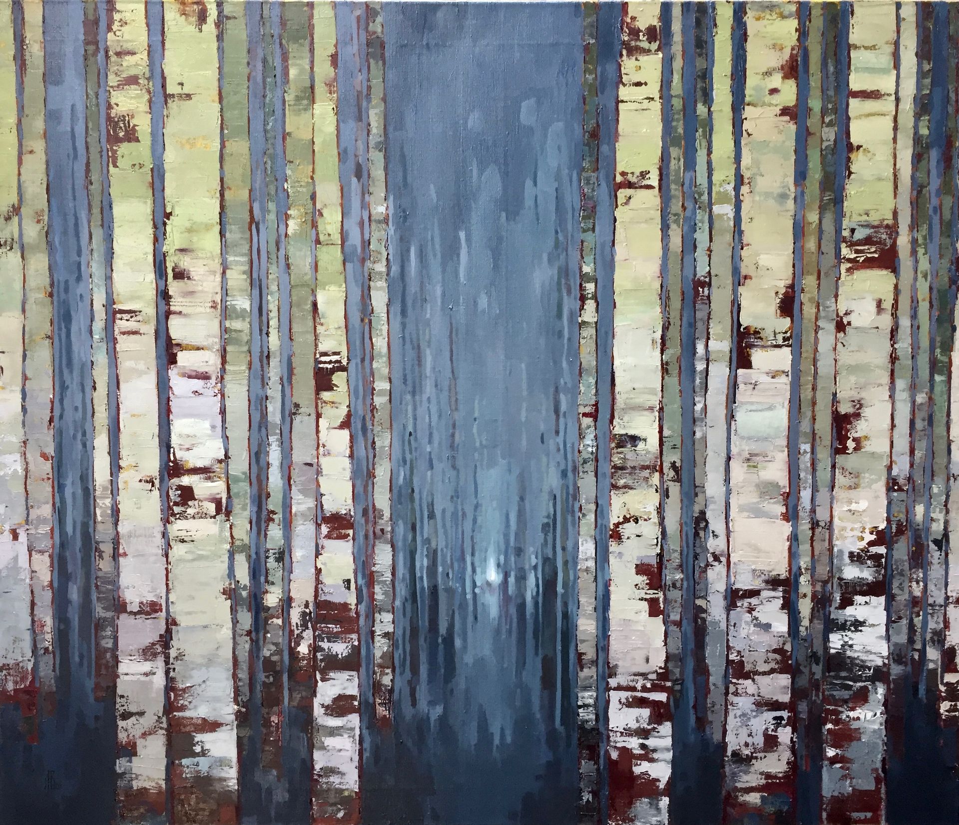 Лиза Бородинова (Картина, живопись - 
                  130 x 110 см) Встреча с духом леса