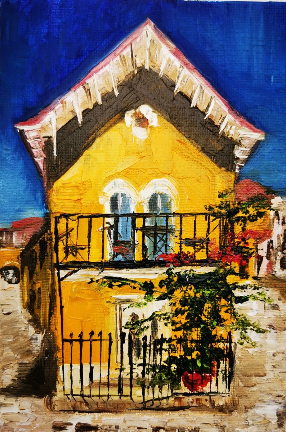 Мила Bezú (Картина, живопись - 
                  10 x 15 см) Португалия