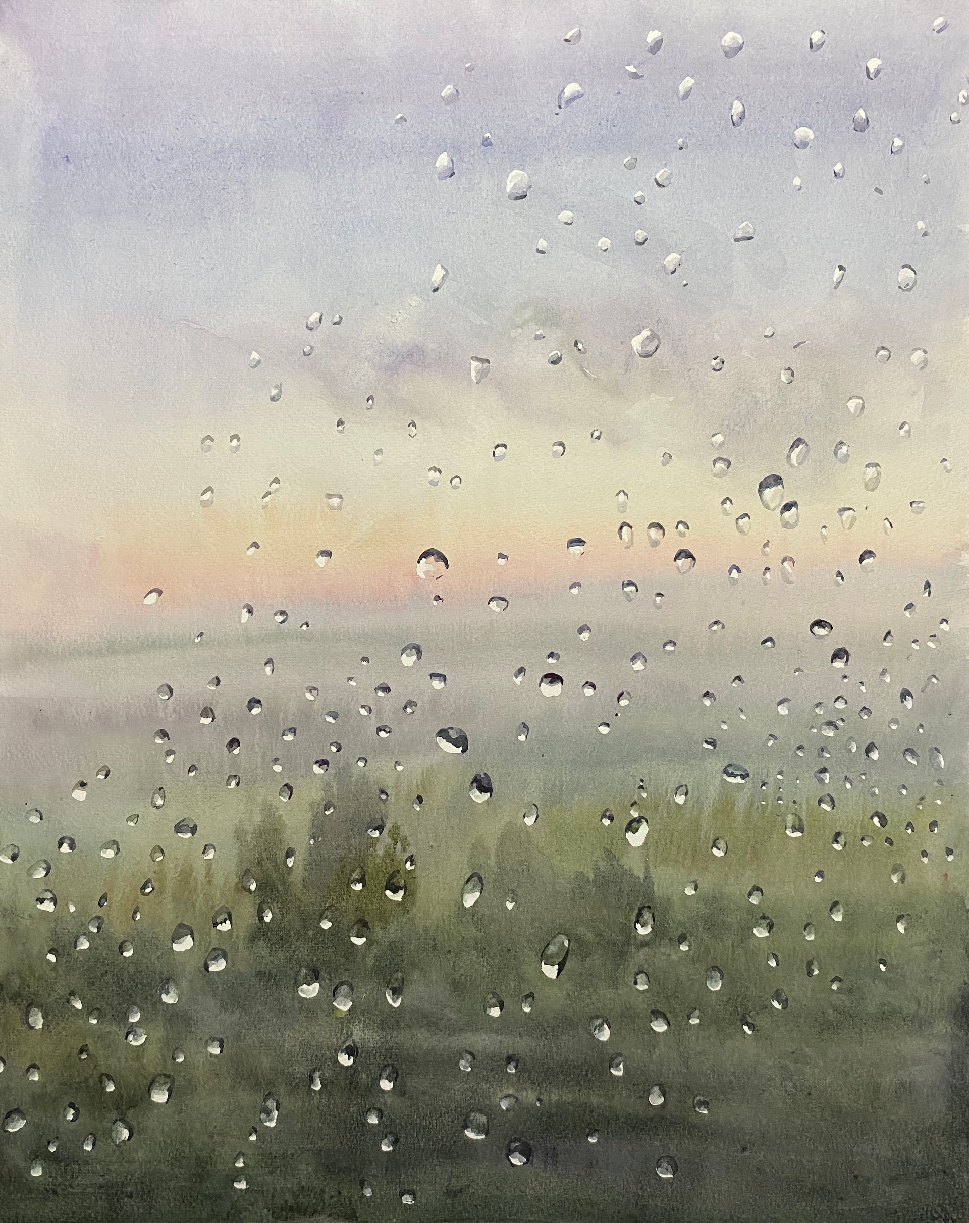 Александра Курьянова (Авторская графика - 
                  40 x 50 см) Рассвет
