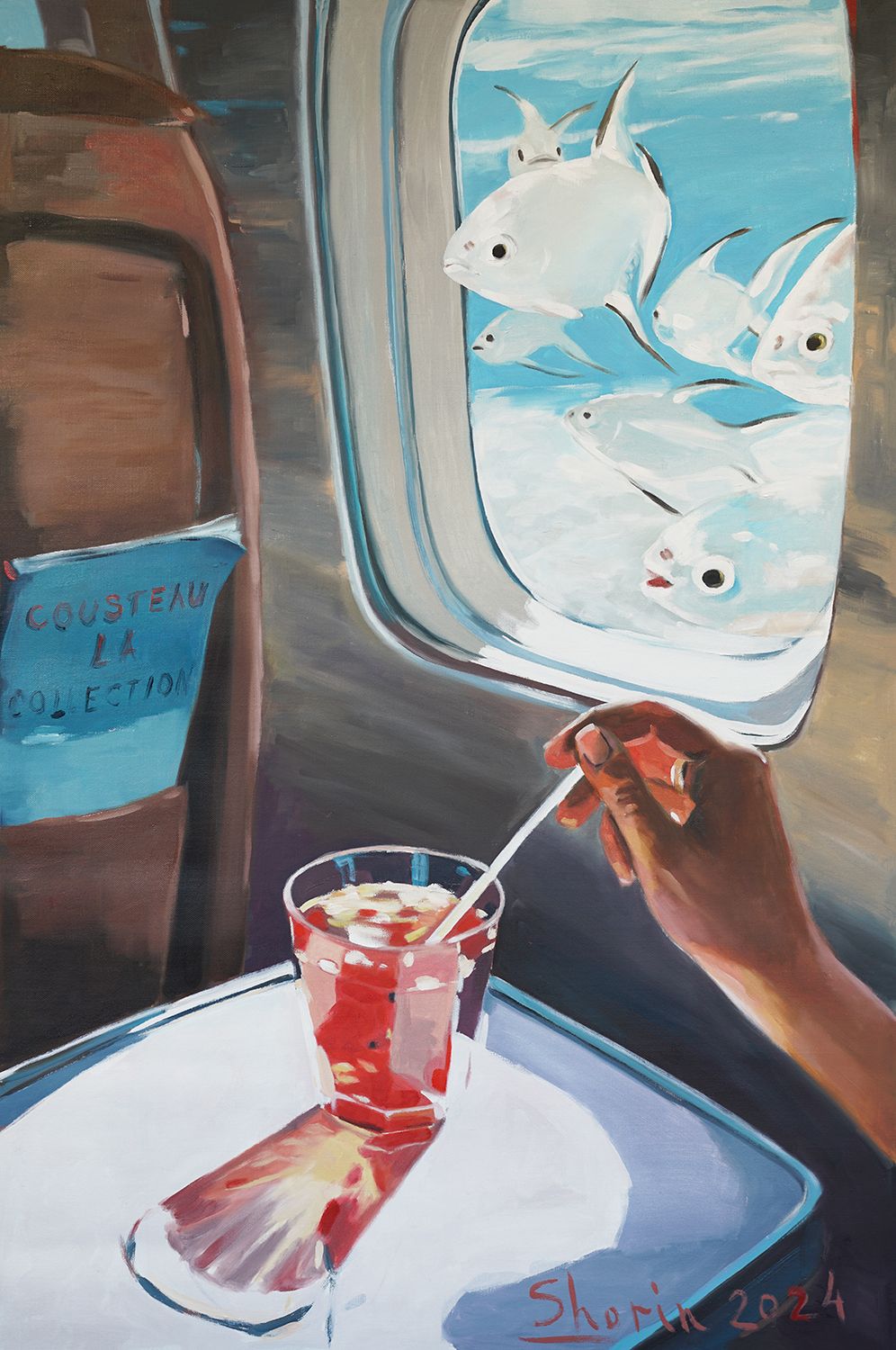 Дмитрий Шорин (Картина, живопись - 
                  95 x 145 см) Cousteau